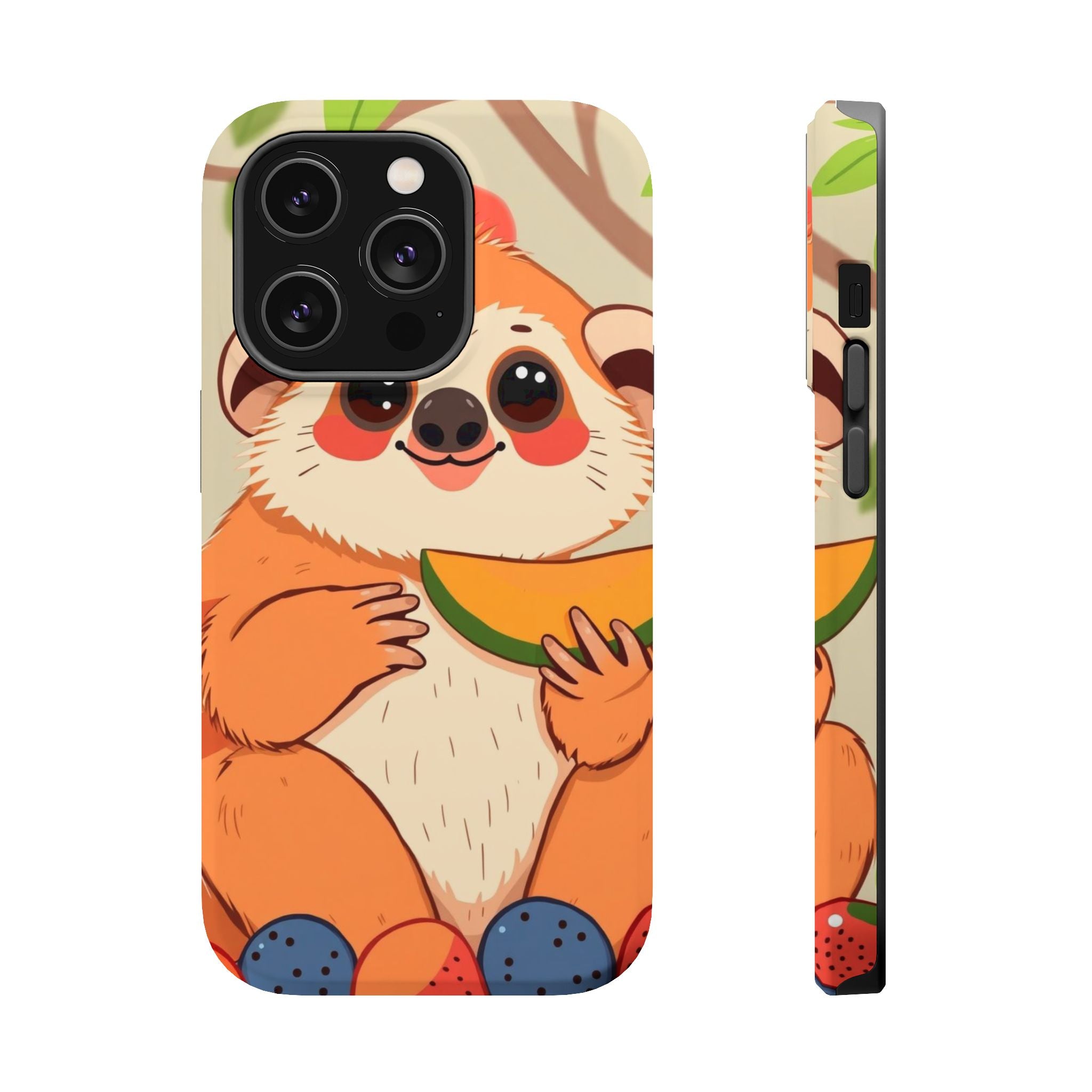 iPhone Slow Loris with Fruit Kids Fun iPhone Phone Case Gift Slim · iPhone Case