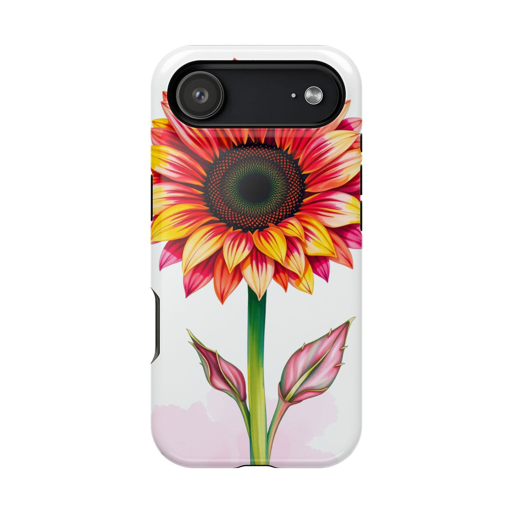 iPhone Sunflower Pop Vibrant Watercolor Slim Snap Case · iPhone Case