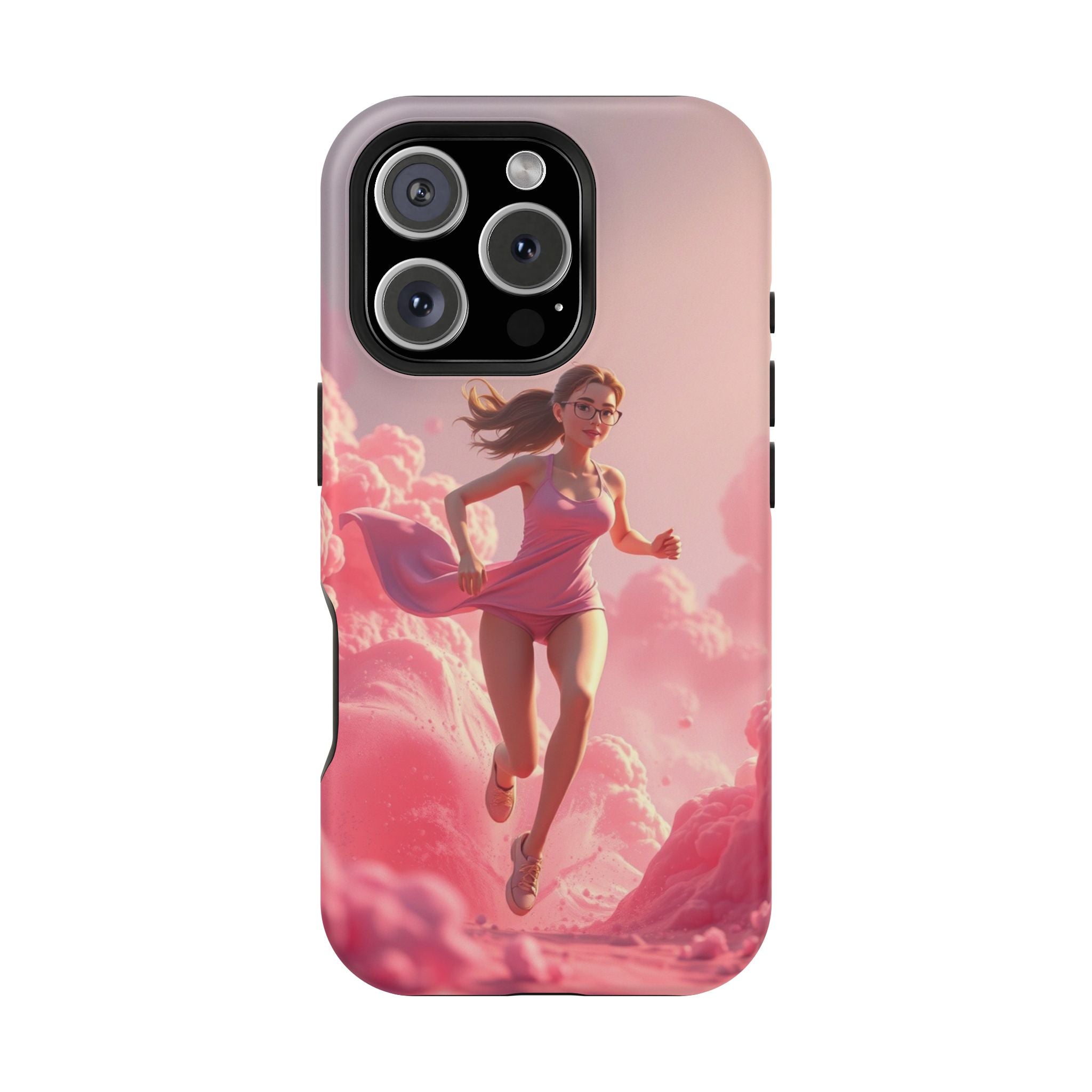 iPhone on Fumes 3D Digital Bold Modern Everyday Snap Case · iPhone Case