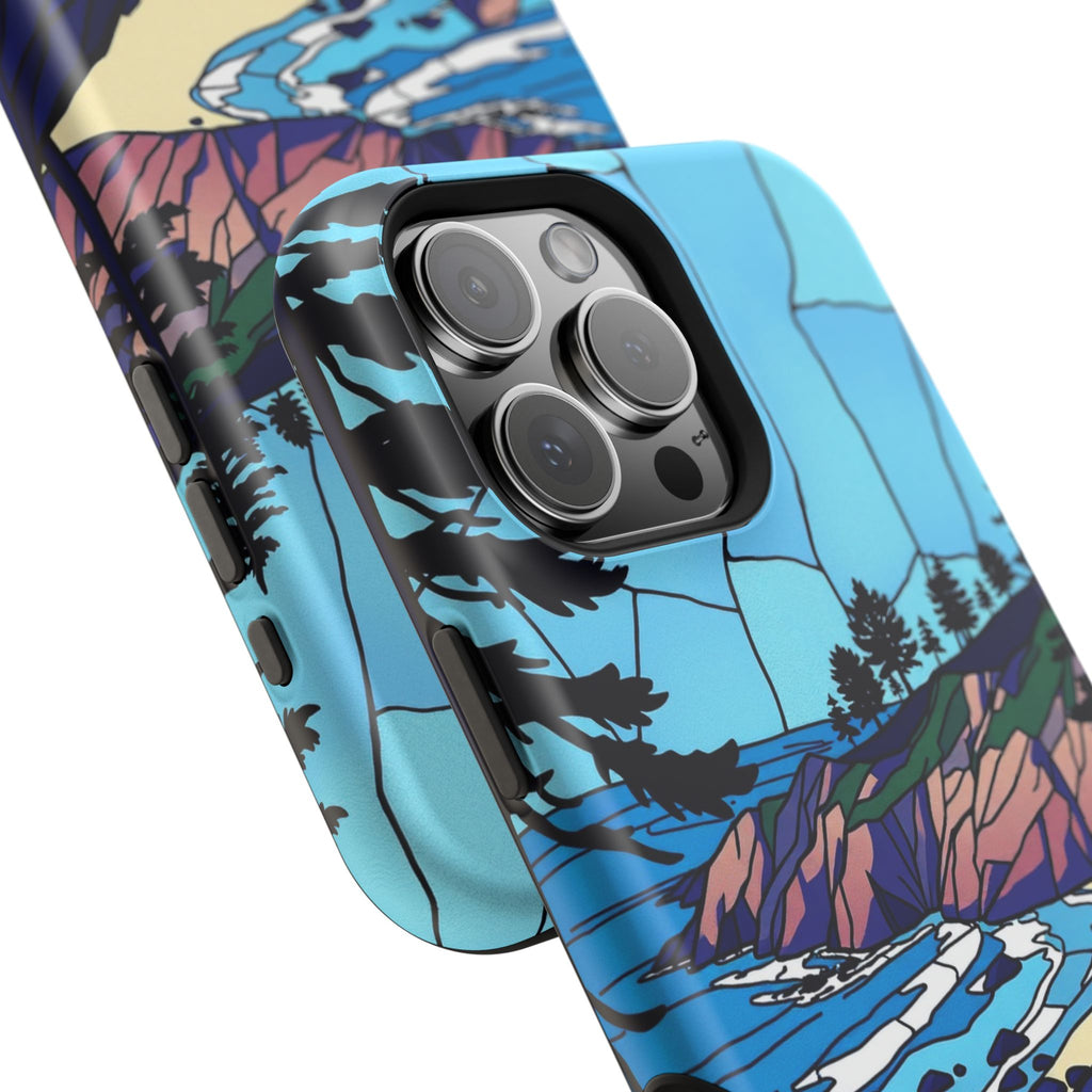 iPhone Indigo And Violet Pebble Beach Slim Everyday iPhone 11 Designer · iPhone