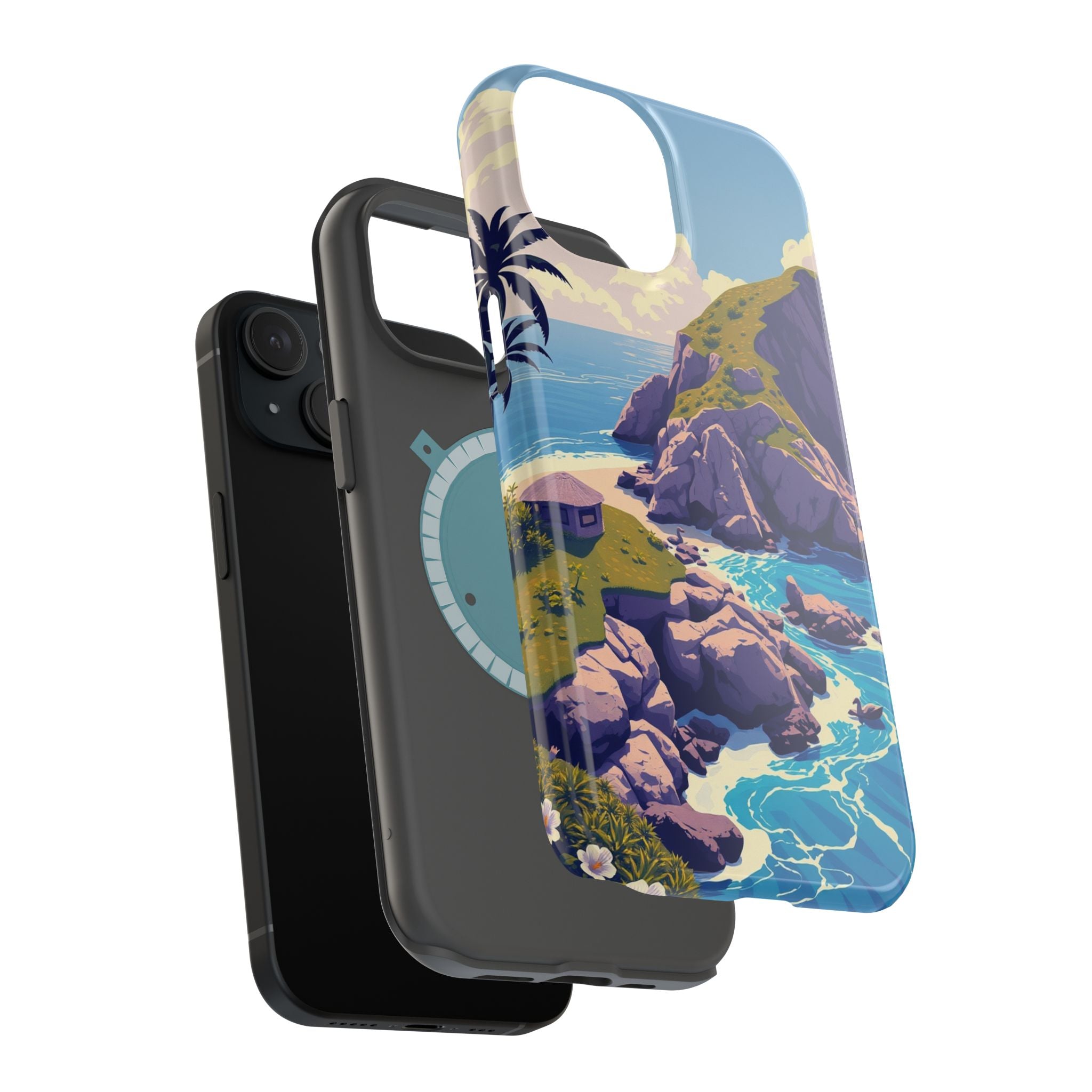 iPhone Vibrant Hibiscus Coast Design Slim Everyday Designer Case · iPhone Case