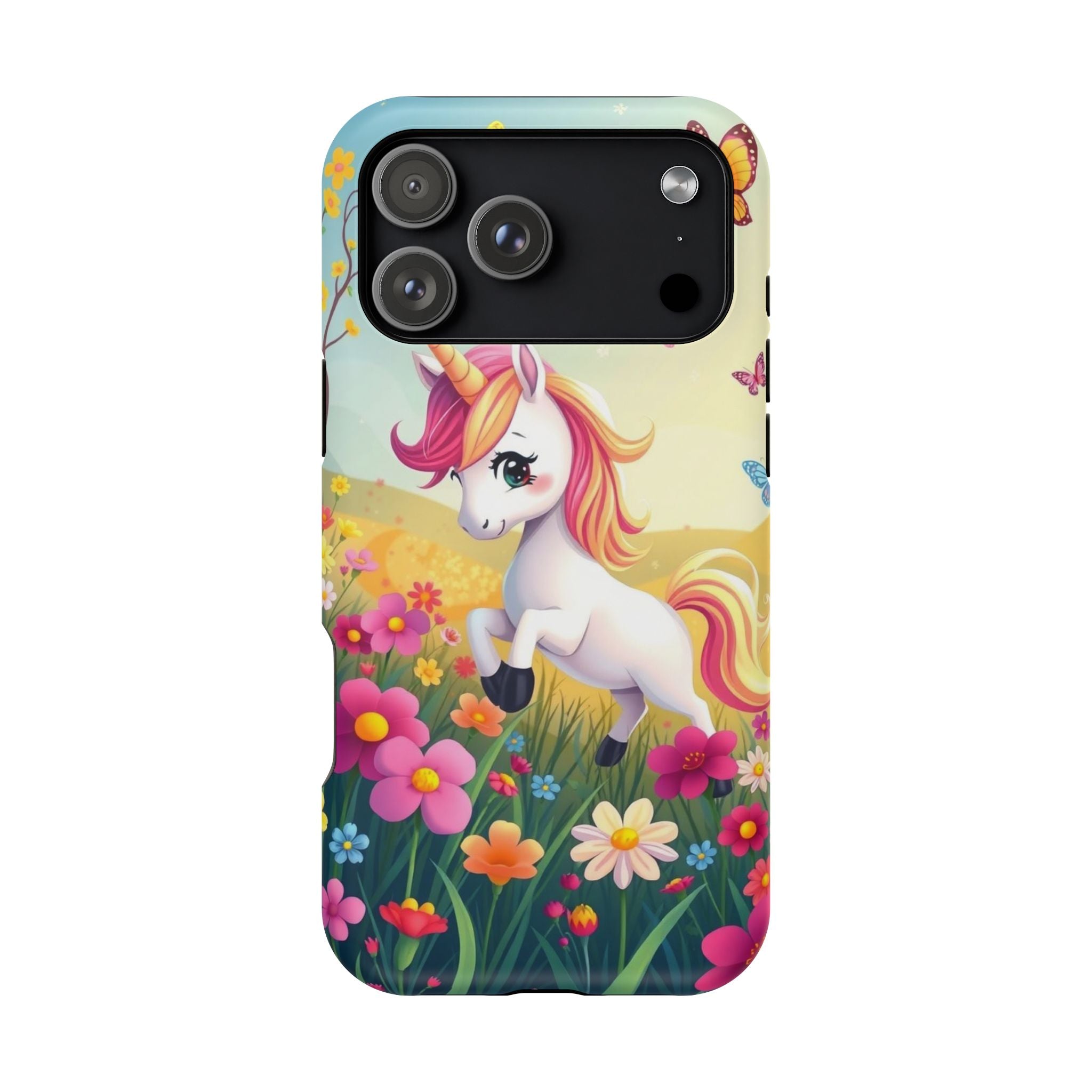 iPhone Magical Meadow Unicorn Kids Fun iPhone Phone Case Gift Slim · iPhone Case