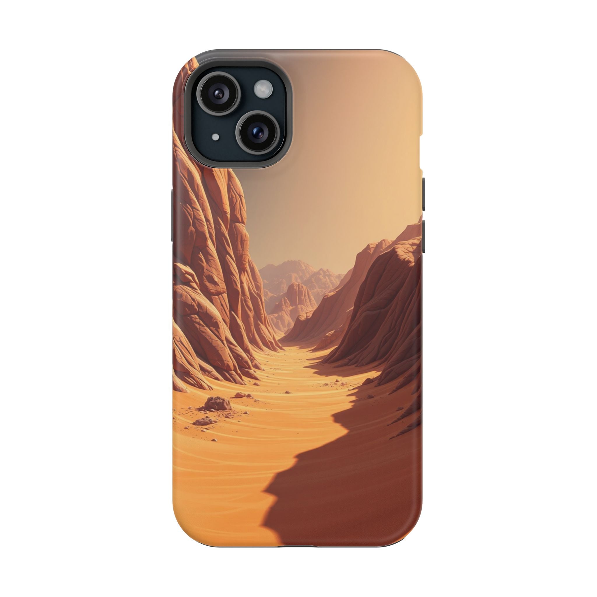 iPhone Burnt Orange And Sand Valley Floor Slim iPhone 20 Everyday · iPhone Case