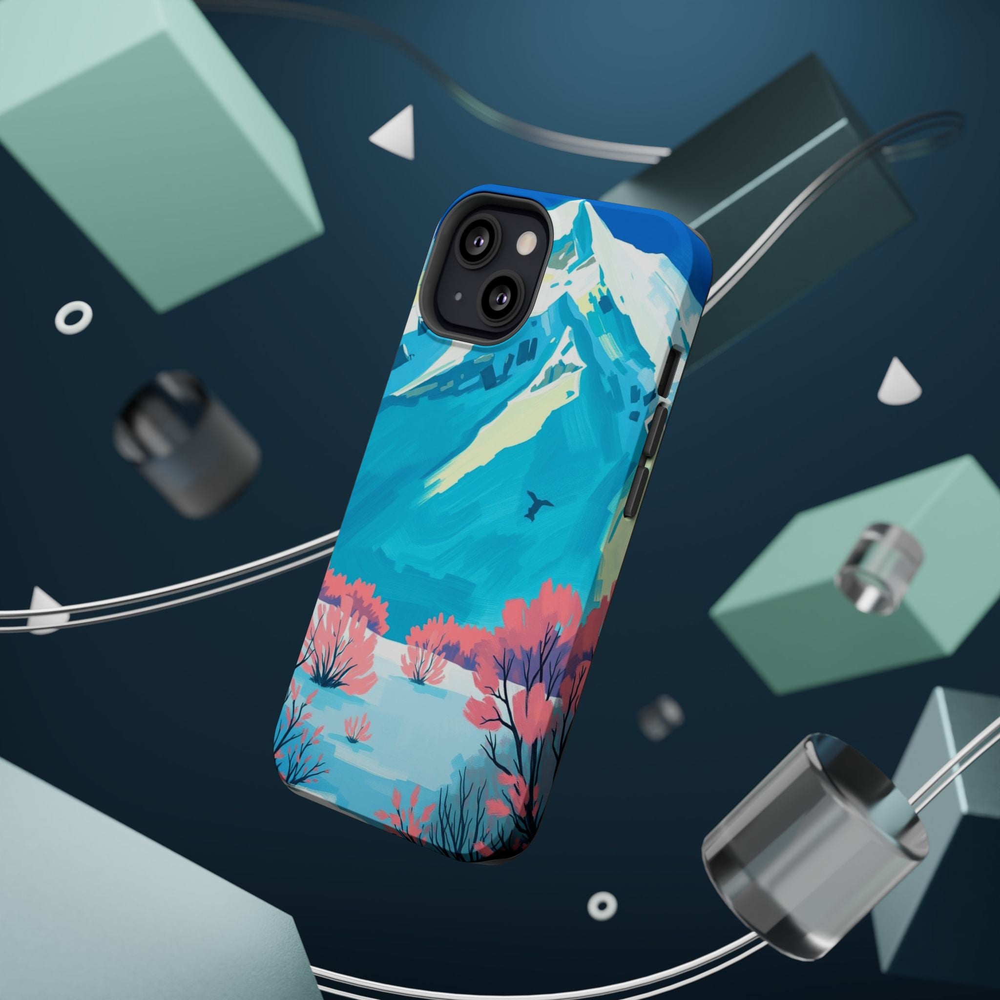 iPhone Snow Field Electric Art Slim Everyday Designer Case · iPhone Case