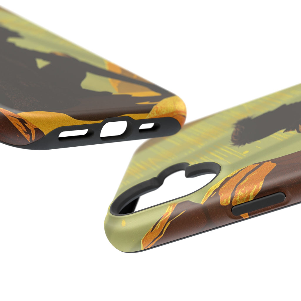 iPhone Mustard And Rust Overthinking Again Slim Everyday Designer Case · iPhone