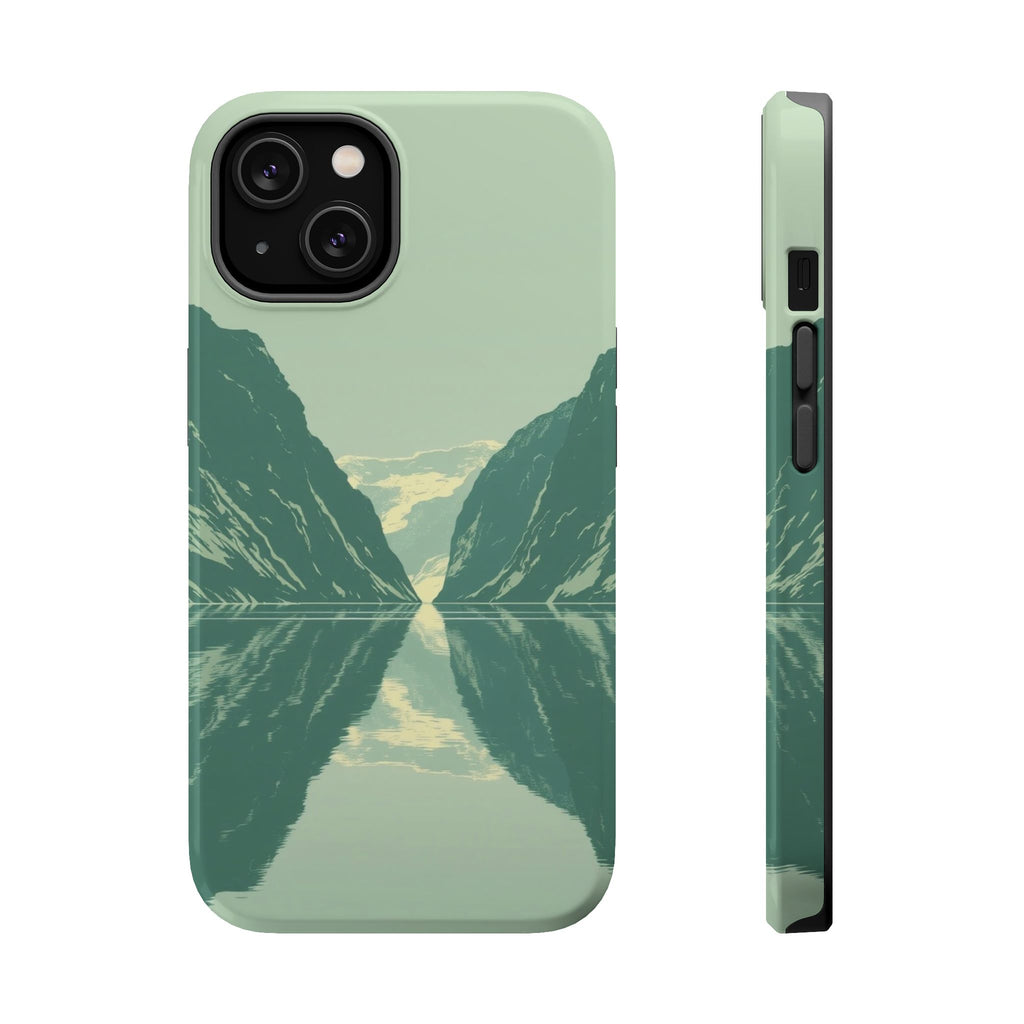 iPhone Fjord Reflection Enchanted Art Slim Everyday Designer Case · iPhone Case
