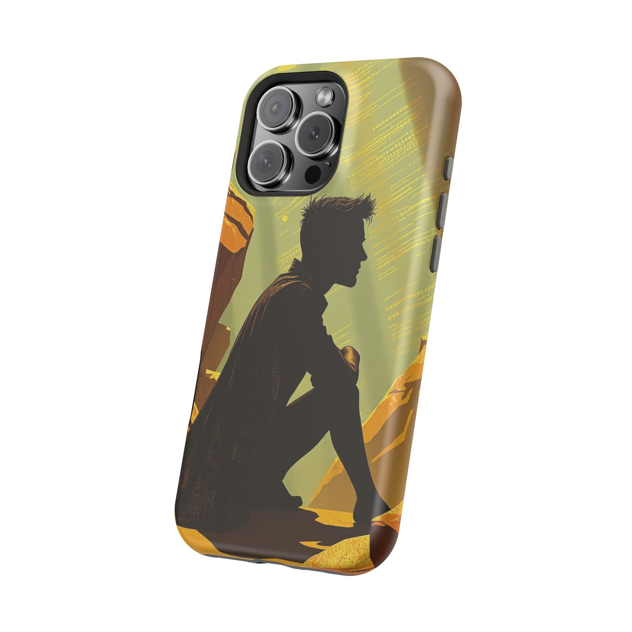 iPhone Mustard And Rust Overthinking Again Slim Everyday Designer Case · iPhone
