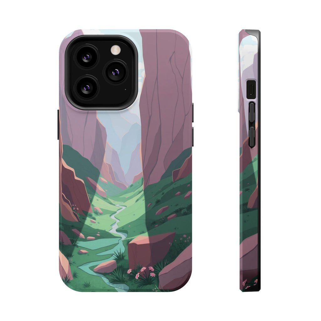 iPhone Valley Floor Stained Glass Bold Modern Everyday Snap Case · iPhone Case
