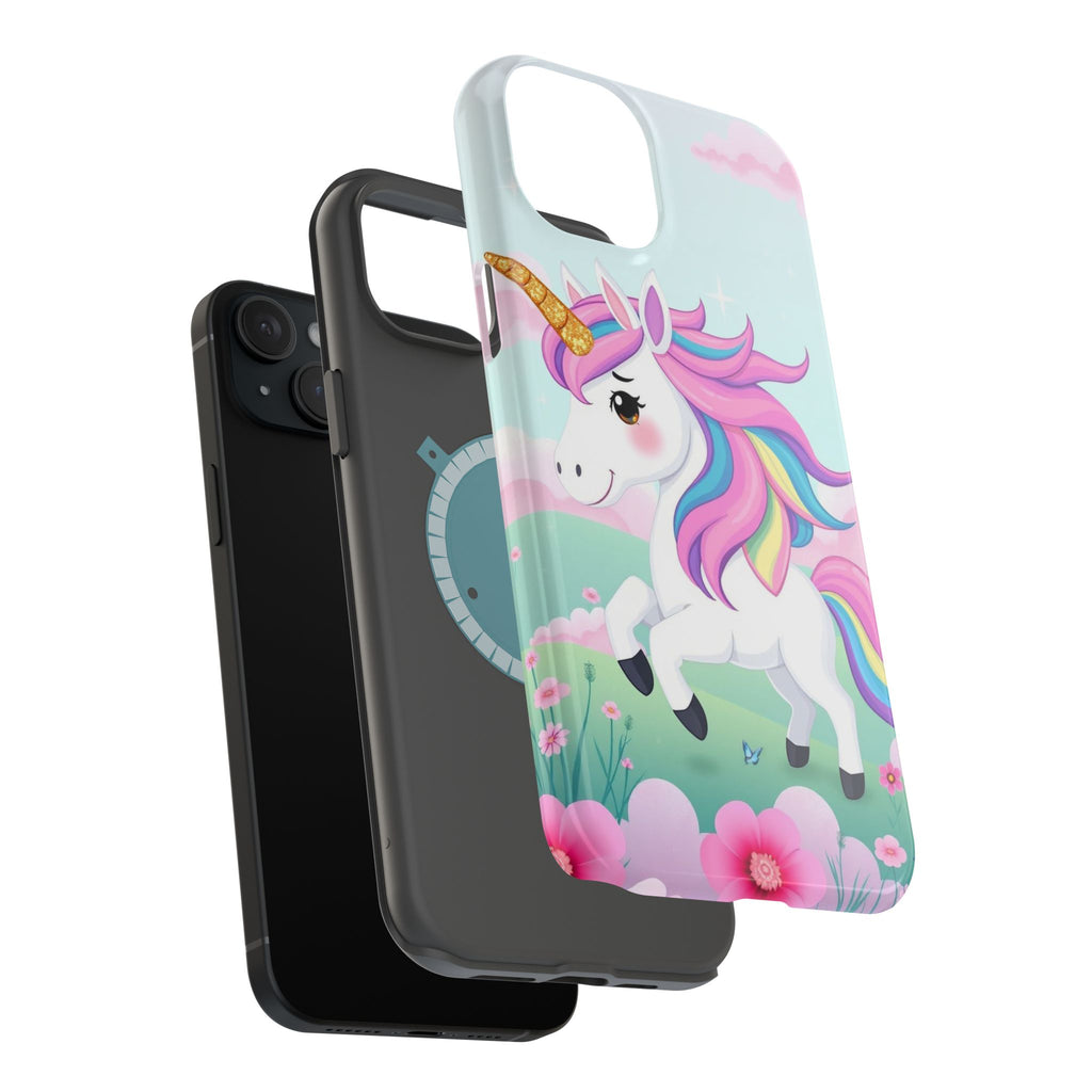 iPhone Rainbow Unicorn Kids Fun Soft iPhone Phone Case Gift Finish · iPhone Case