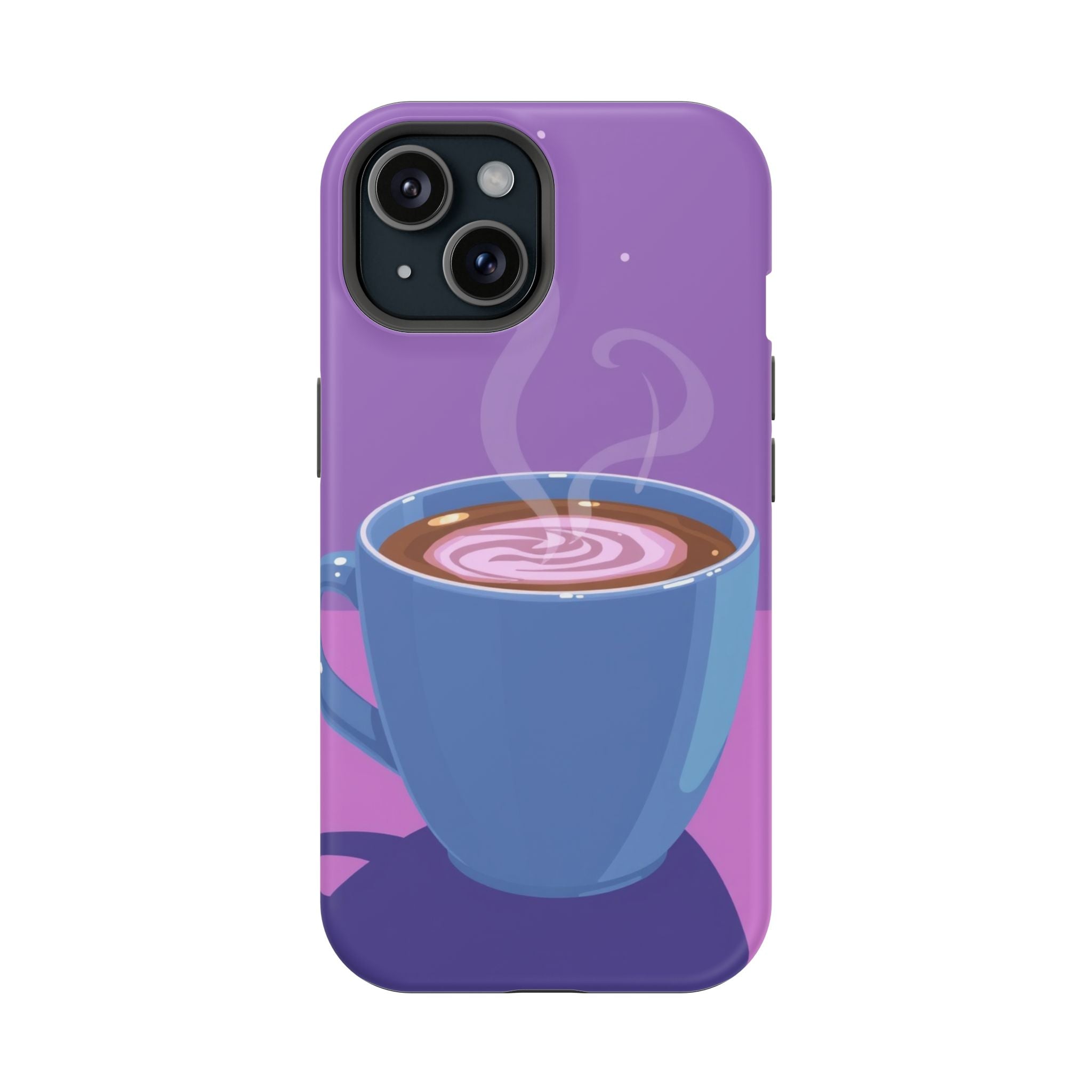 iPhone Emotional Support Coffee Pixel Art -Bit Soft Finish Everyday Case · iPhon