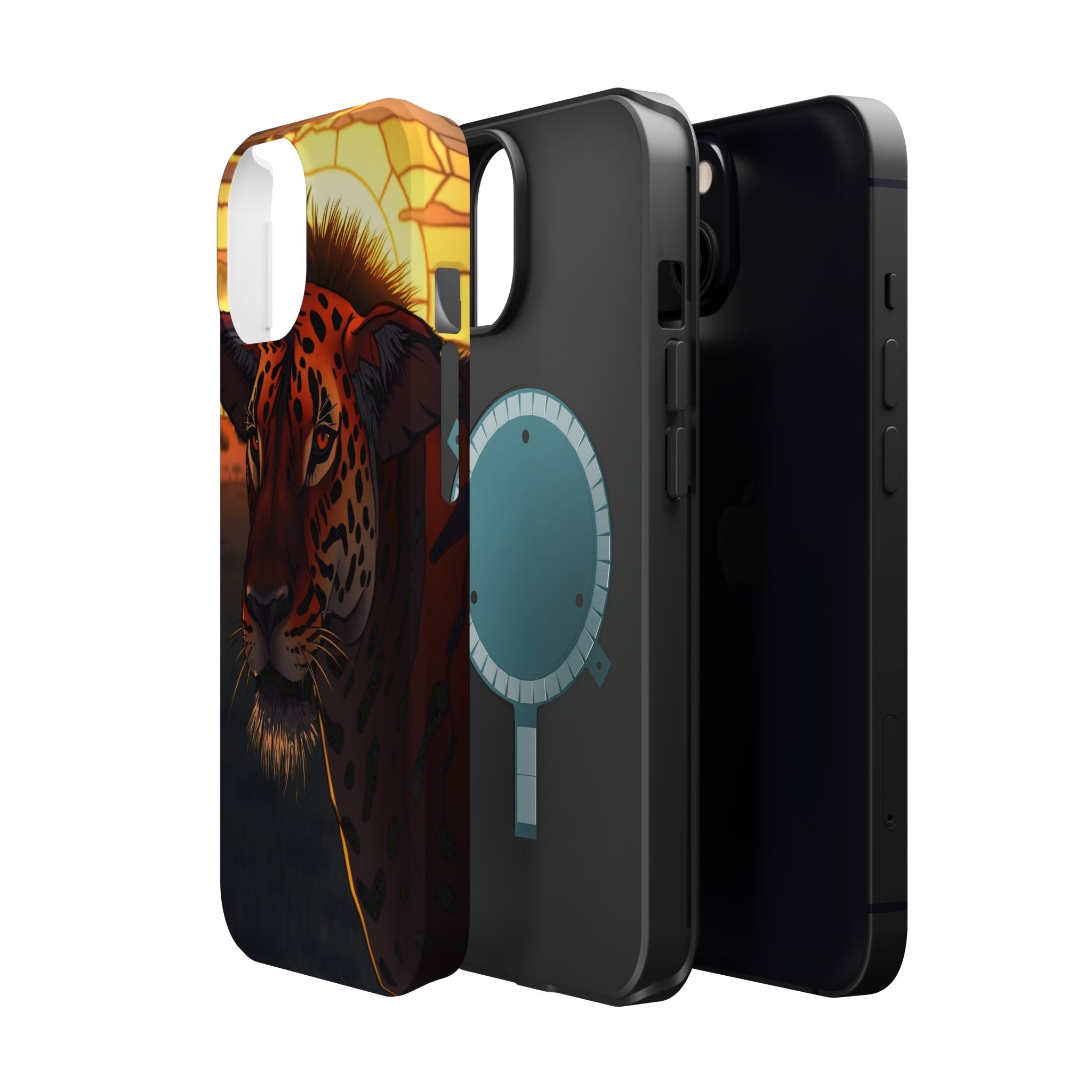 iPhone Savanna Horizon Stained Glass Slim Everyday Designer Case · iPhone Case