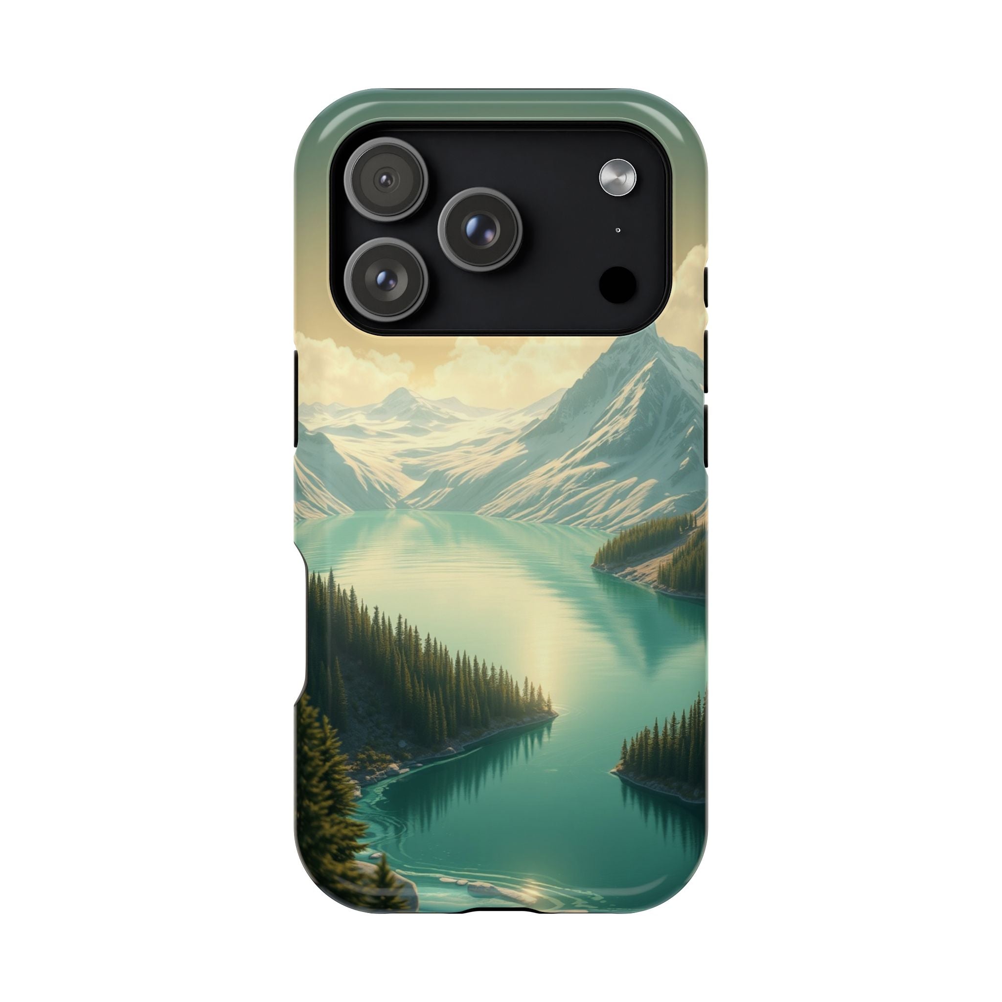 iPhone Glacier Lake Bold Art Slim Everyday Designer Case · iPhone Case