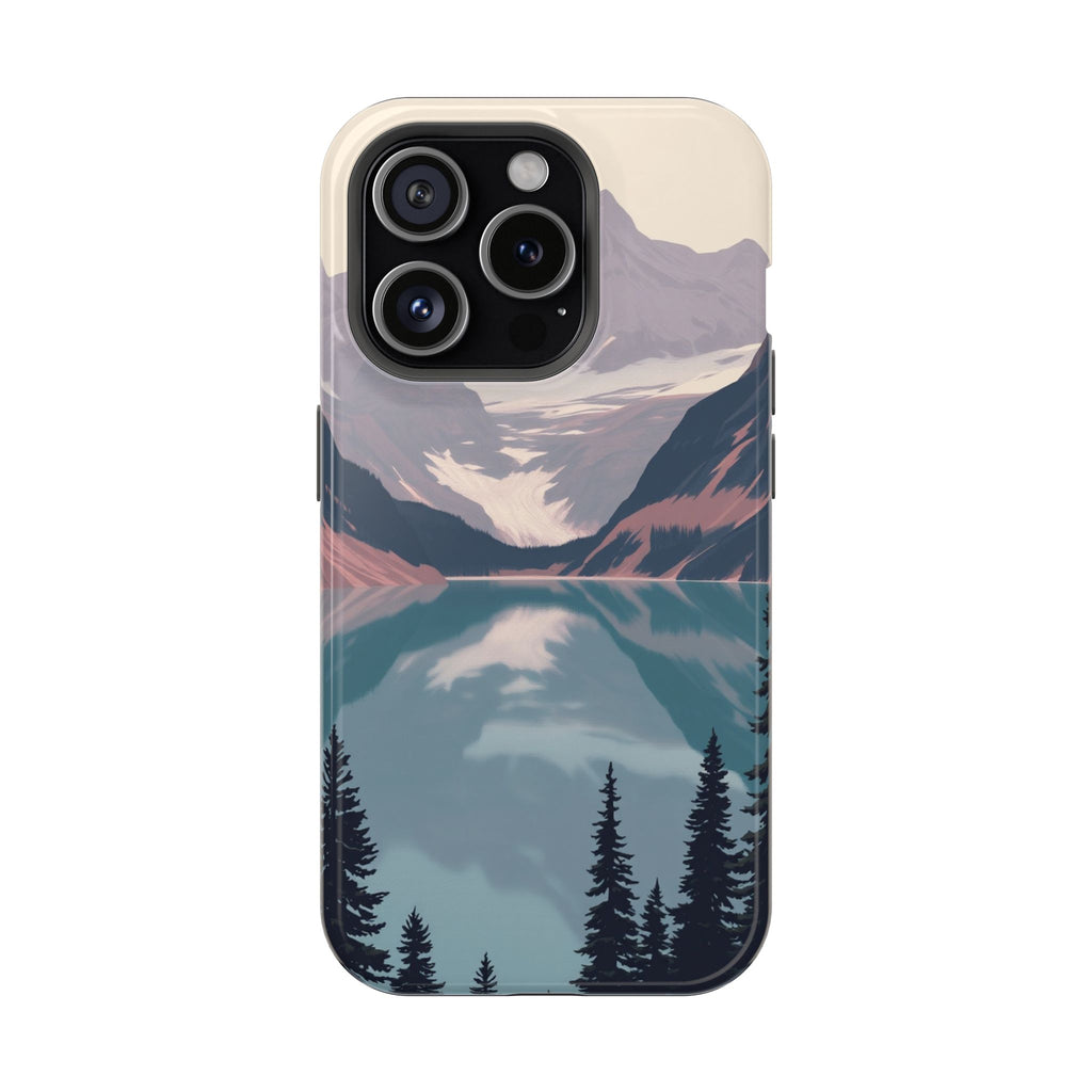 iPhone Rose Pink And Cream Glacier Lake Slim Everyday iPhone 18 · iPhone Case