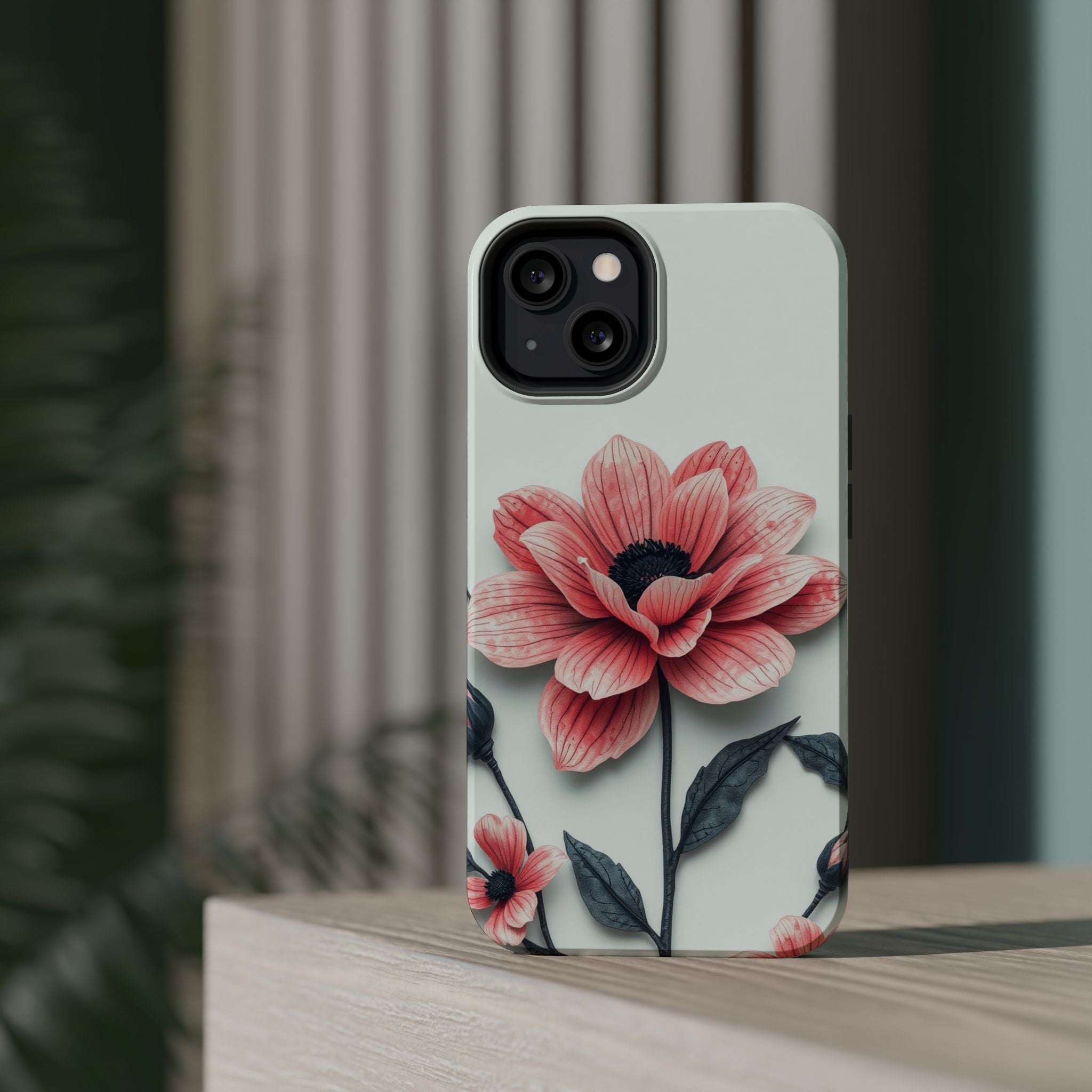 iPhone Dreamy Floral Ink Wash Design Slim Everyday iPhone 12 Designer · iPhone C