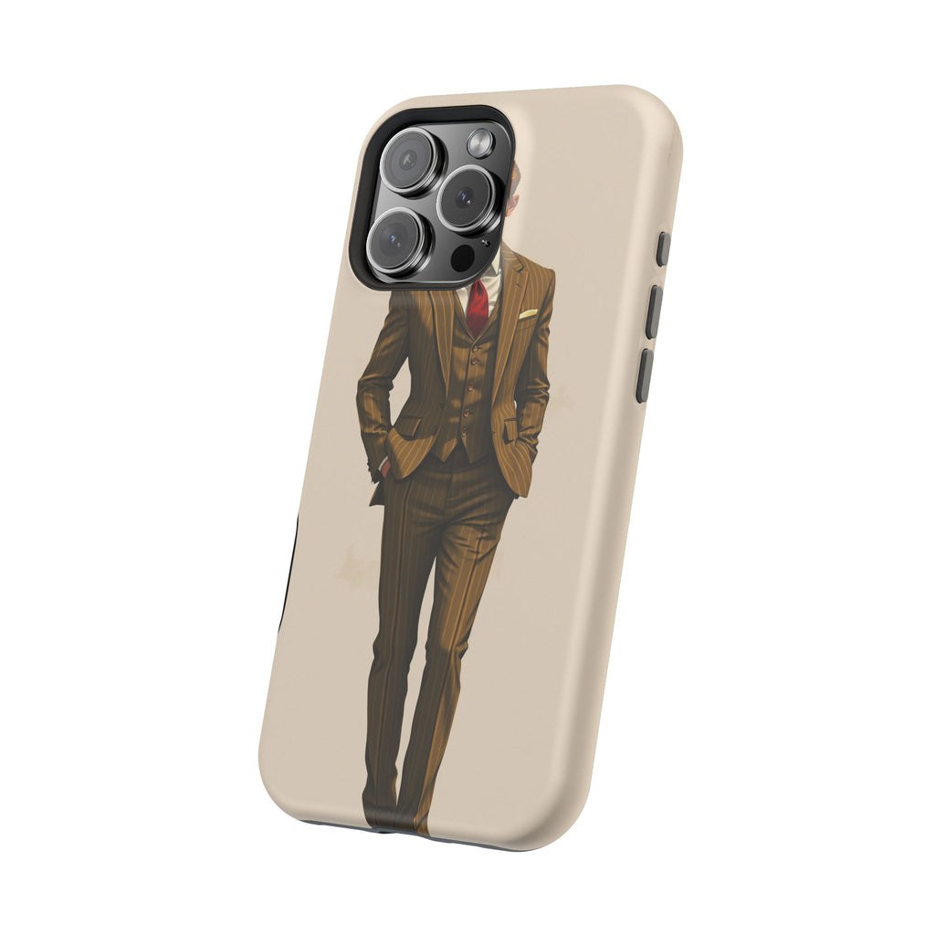 iPhone Pinstripe Suit Grunge Distressed Slim Everyday Designer Case · iPhone Cas