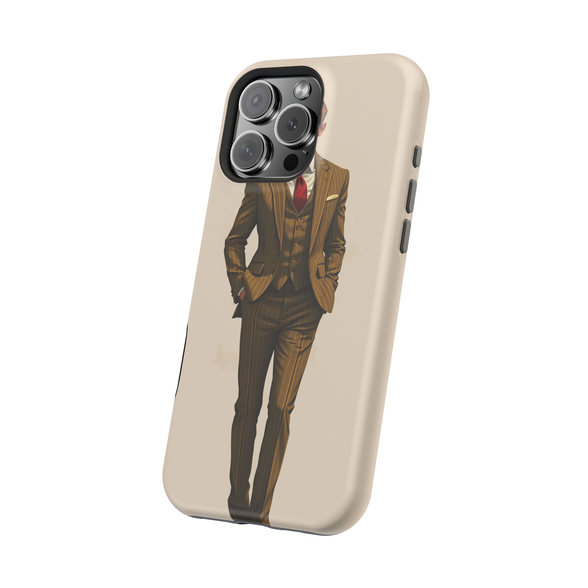 iPhone Pinstripe Suit Grunge Distressed Slim Everyday Designer Case · iPhone Cas