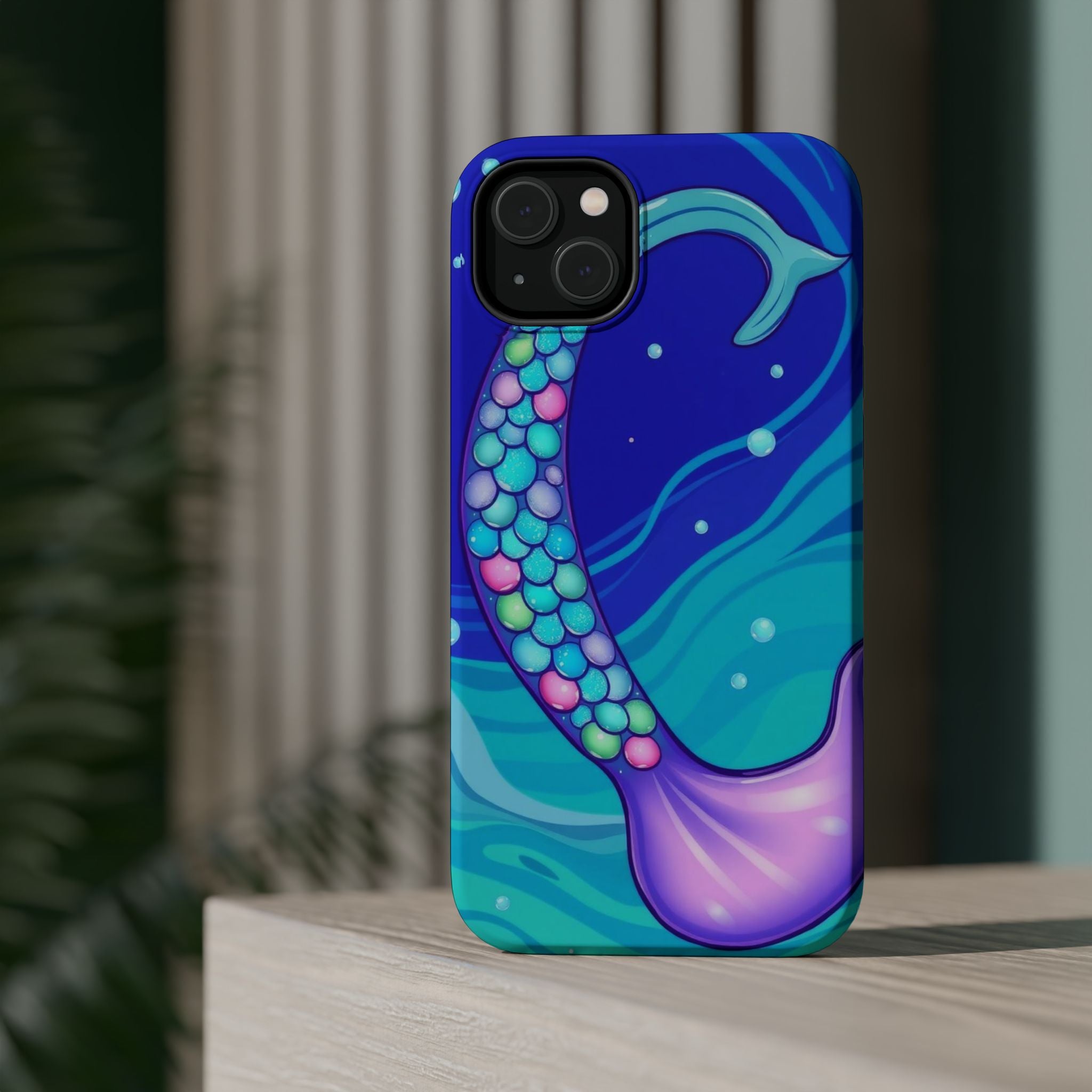 iPhone Mermaid Tail Swirl Kids Fun iPhone Phone Case Gift Artistic · iPhone Case