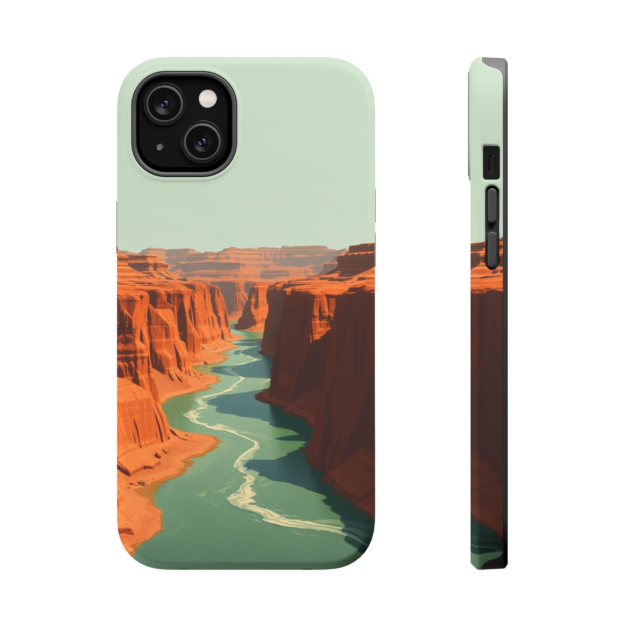 iPhone Burnt Orange And Sand River Canyon Slim iPhone Everyday Designer · iPhone