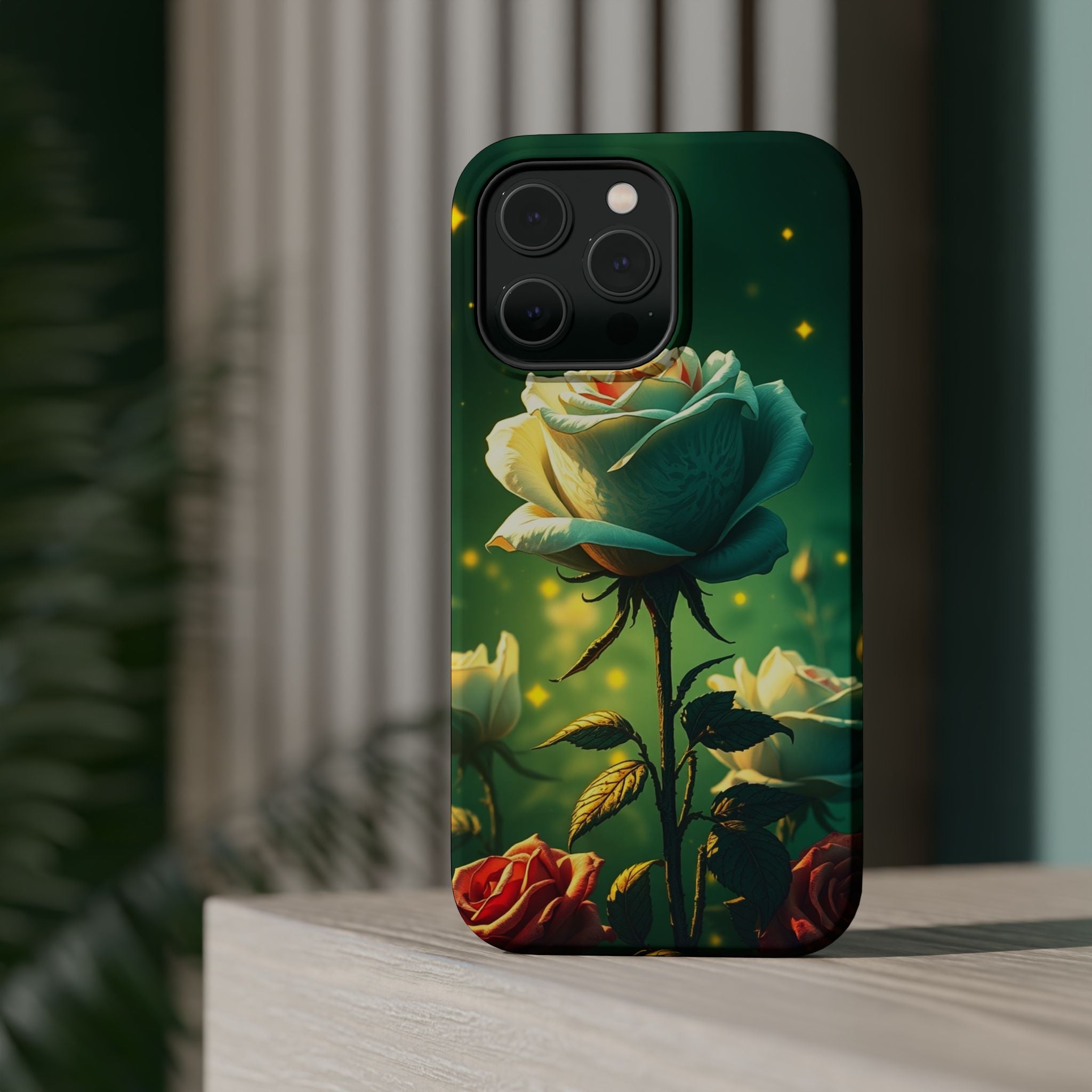 iPhone Earthy Rose Garden Design Bold Modern Everyday Snap Case · iPhone Case
