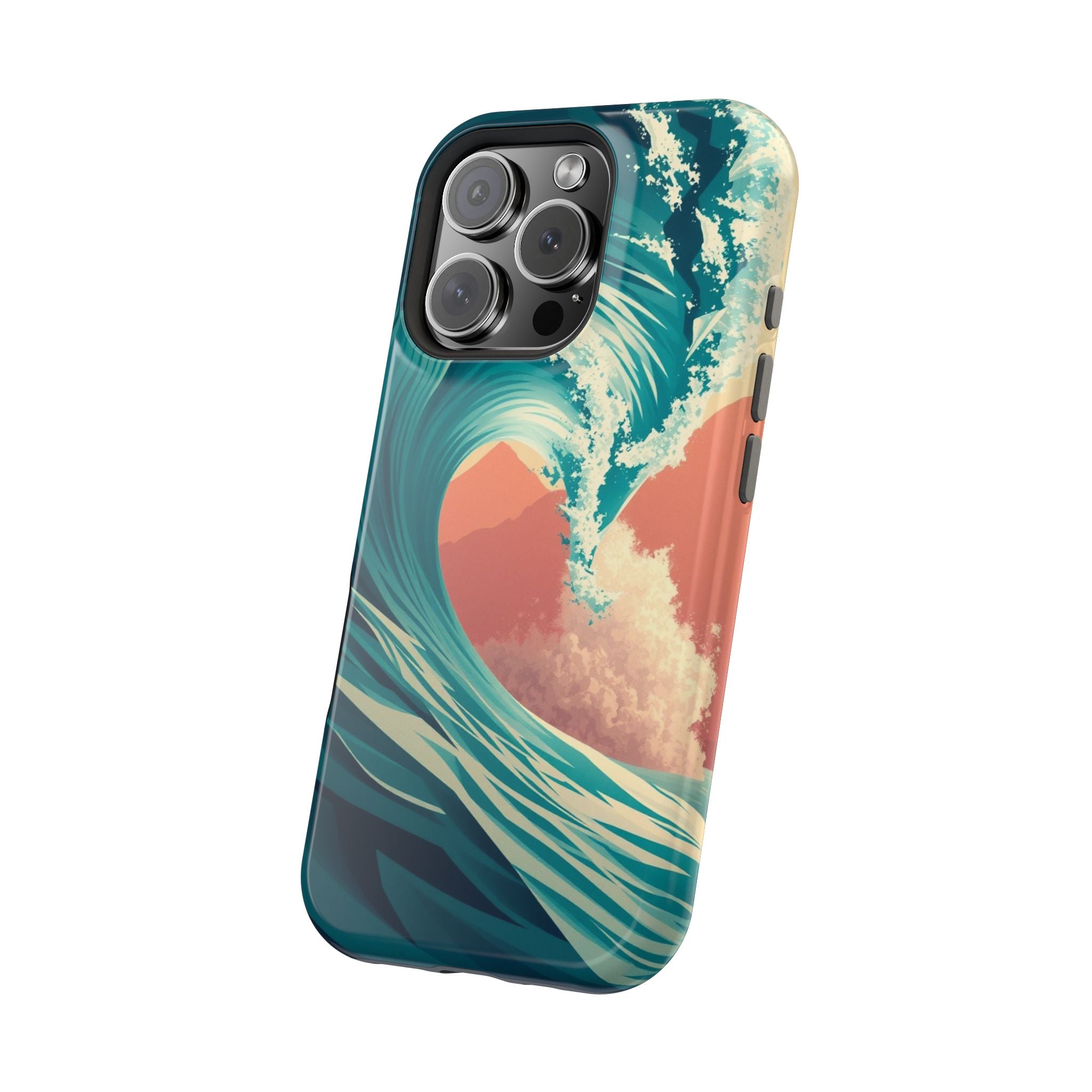 iPhone Ocean Wave Crash Cinematic Art Slim Everyday Designer Case · iPhone Case