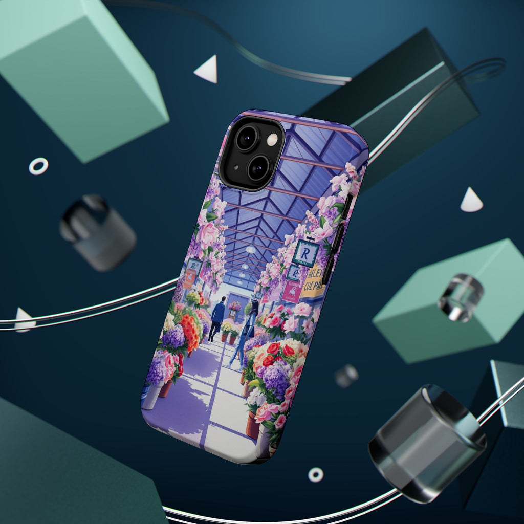 iPhone Flower Market Cinematic Art Clean Minimal Snap Cas Slim Snap Case · iPhon