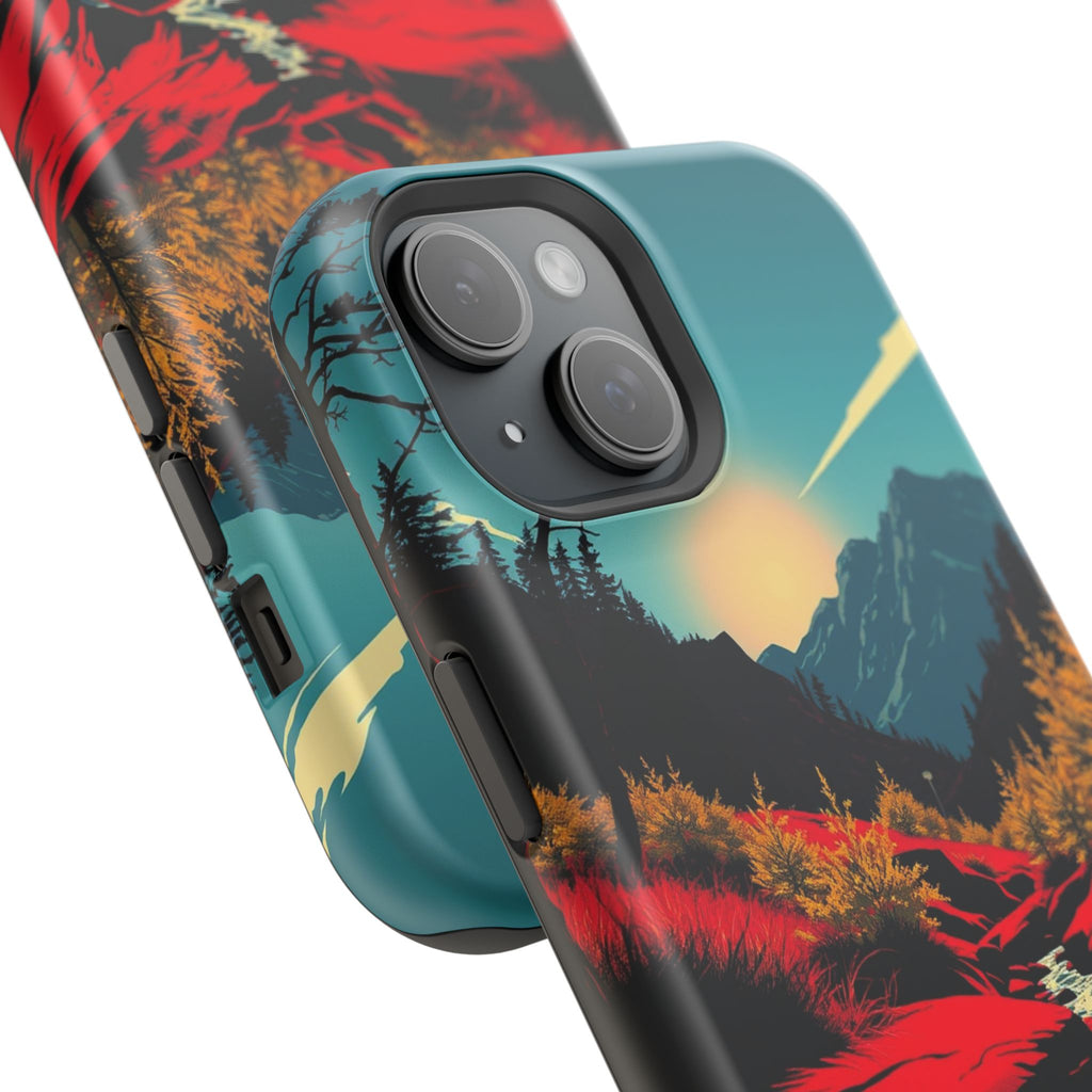 iPhone Earthy Spring Creek Design Bold Modern Everyday Snap Case · iPhone Case