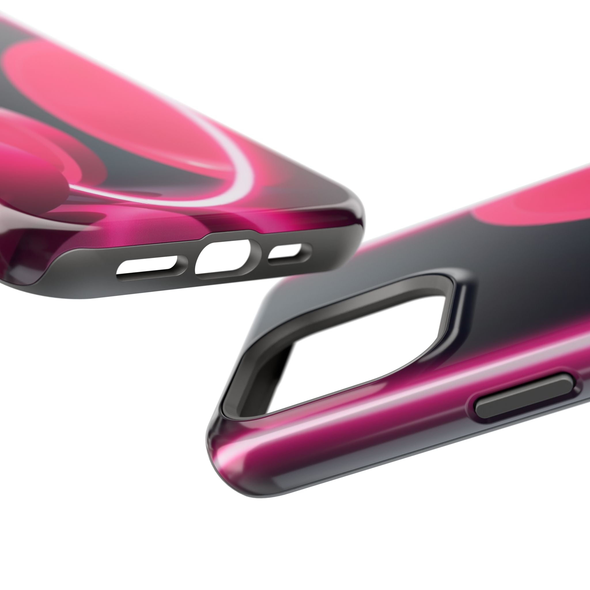 iPhone 1960s Mod Circles Neon Cyberpunk Slim Everyday Designer Case · iPhone Cas