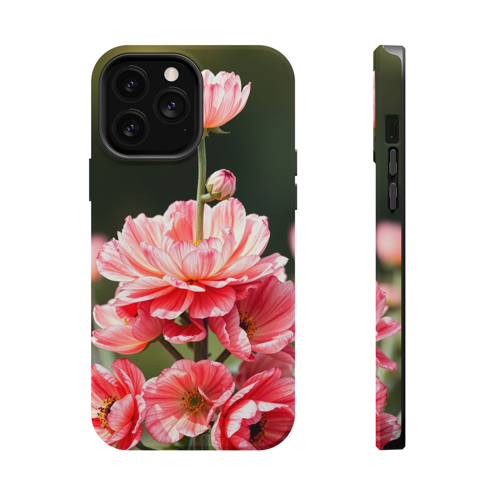iPhone Ranunculus Stack Vibrant Watercolor Slim Snap Case · iPhone Case