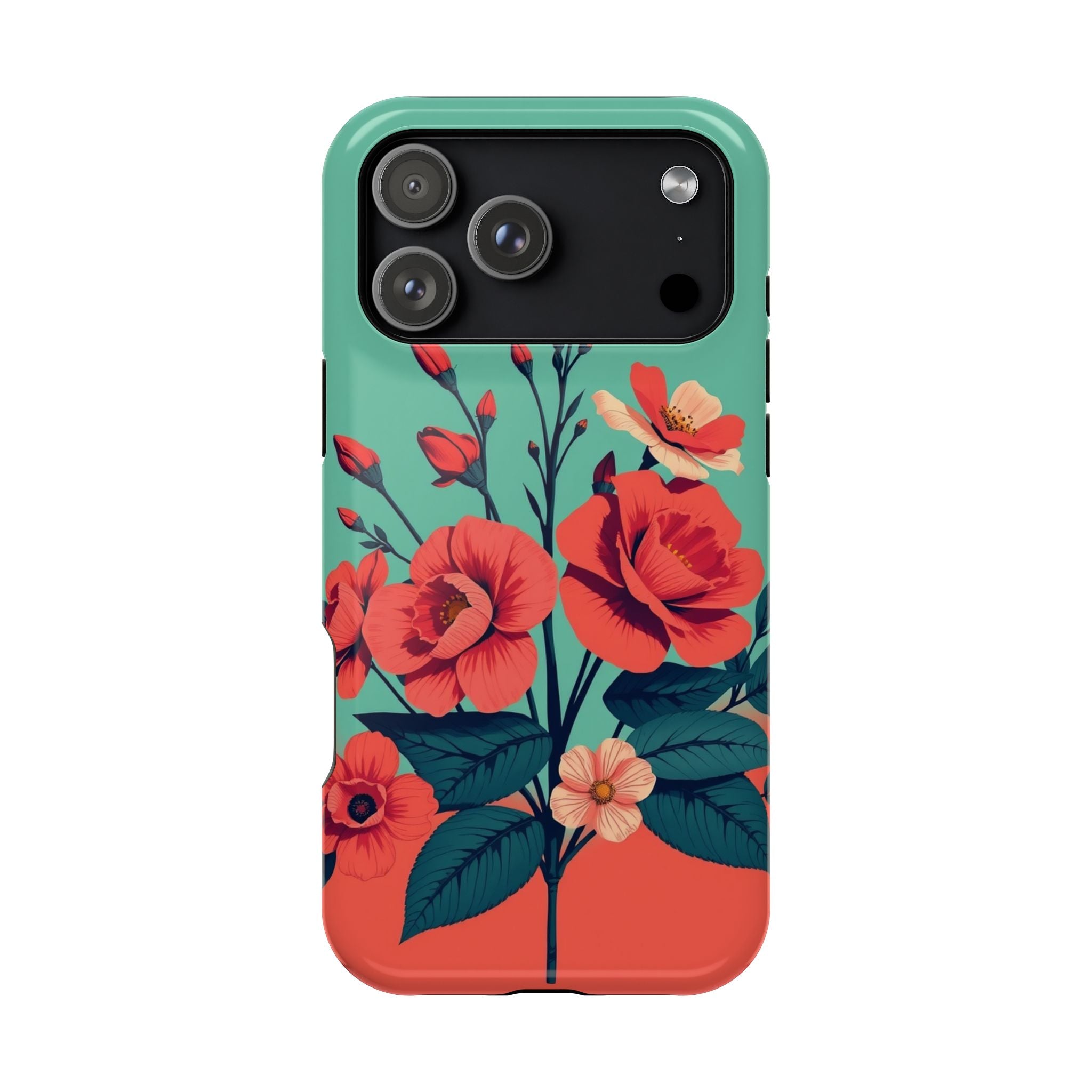 iPhone Pin-up Floral Cinematic Art Bold Modern Everyday Snap Case · iPhone Case