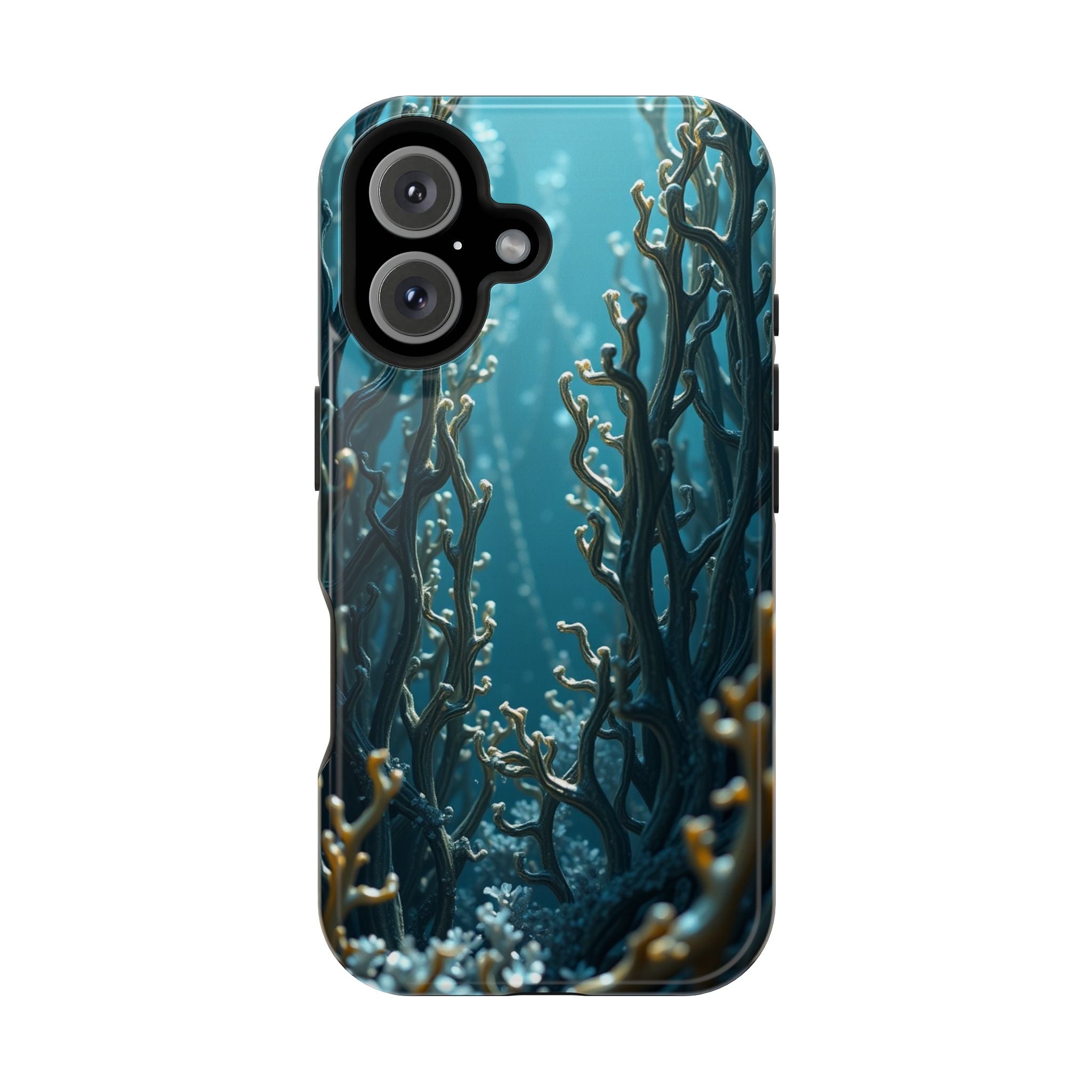 iPhone Midnight Blue And Silver Kelp Forest Slim iPhone Everyday · iPhone Case