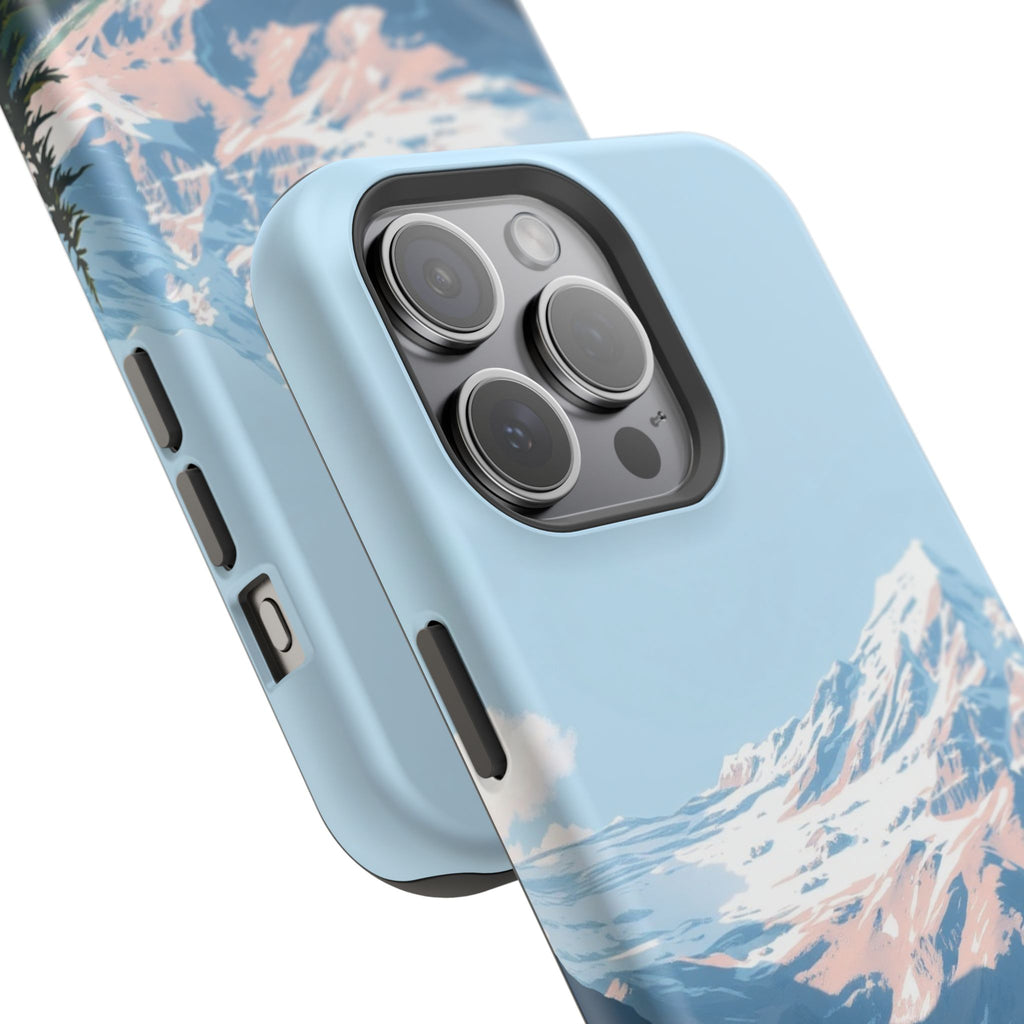 iPhone Serene Glacier Lake Design Bold Modern Everyday Snap Case · iPhone Case