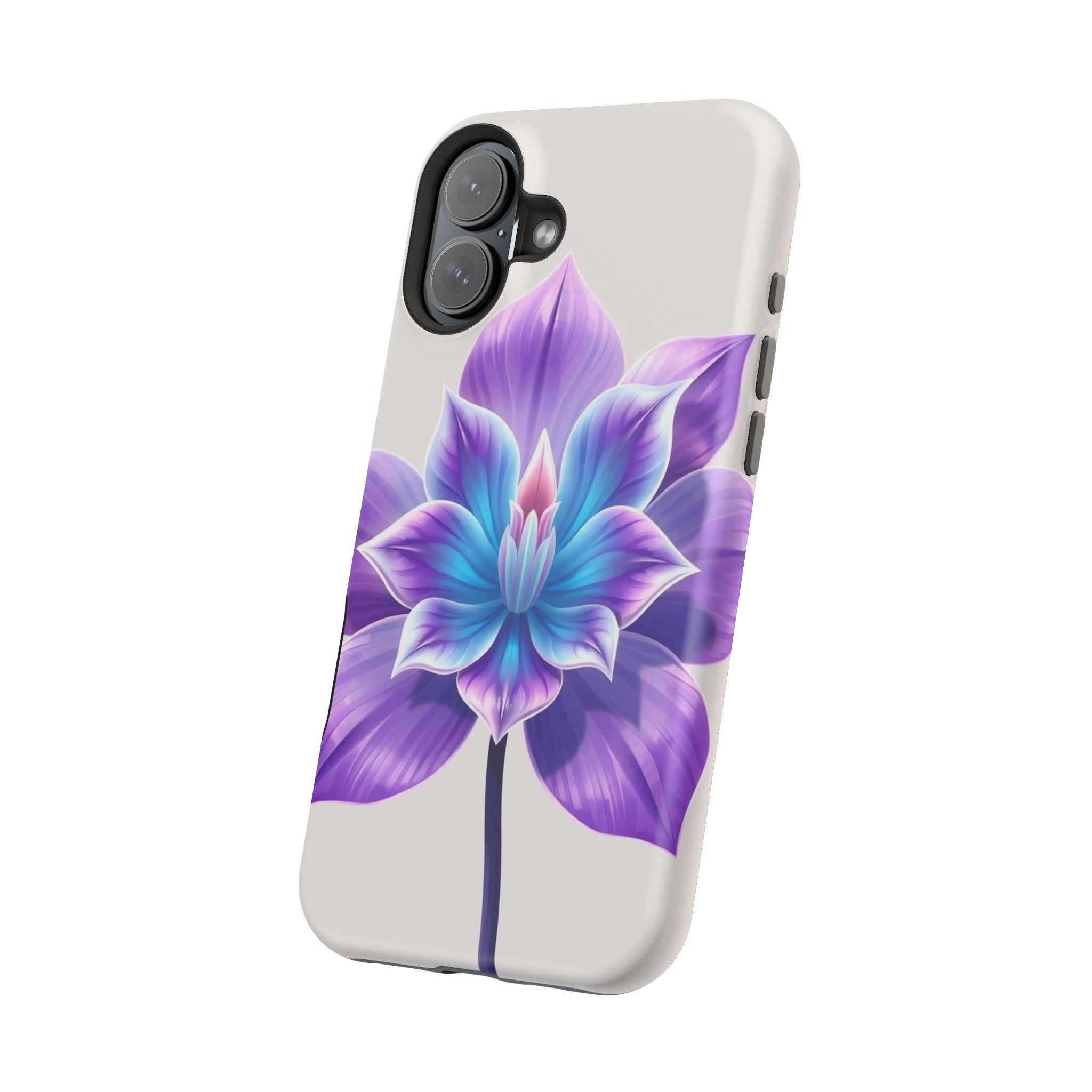 iPhone Dreamy Neon Floral Design 10 Slim Everyday Designer Case · iPhone Case