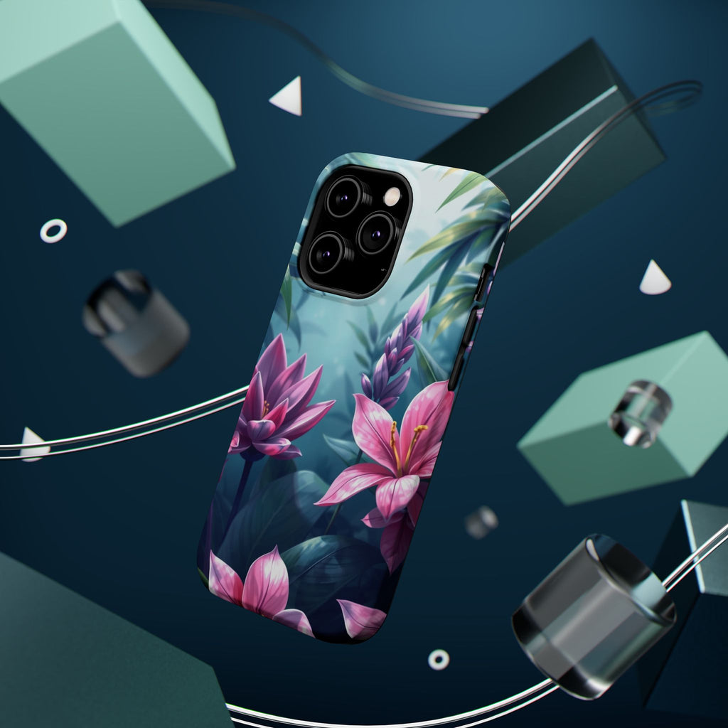 iPhone Indigo And Violet Jungle Floral Slim Everyday Designer Case · iPhone Case