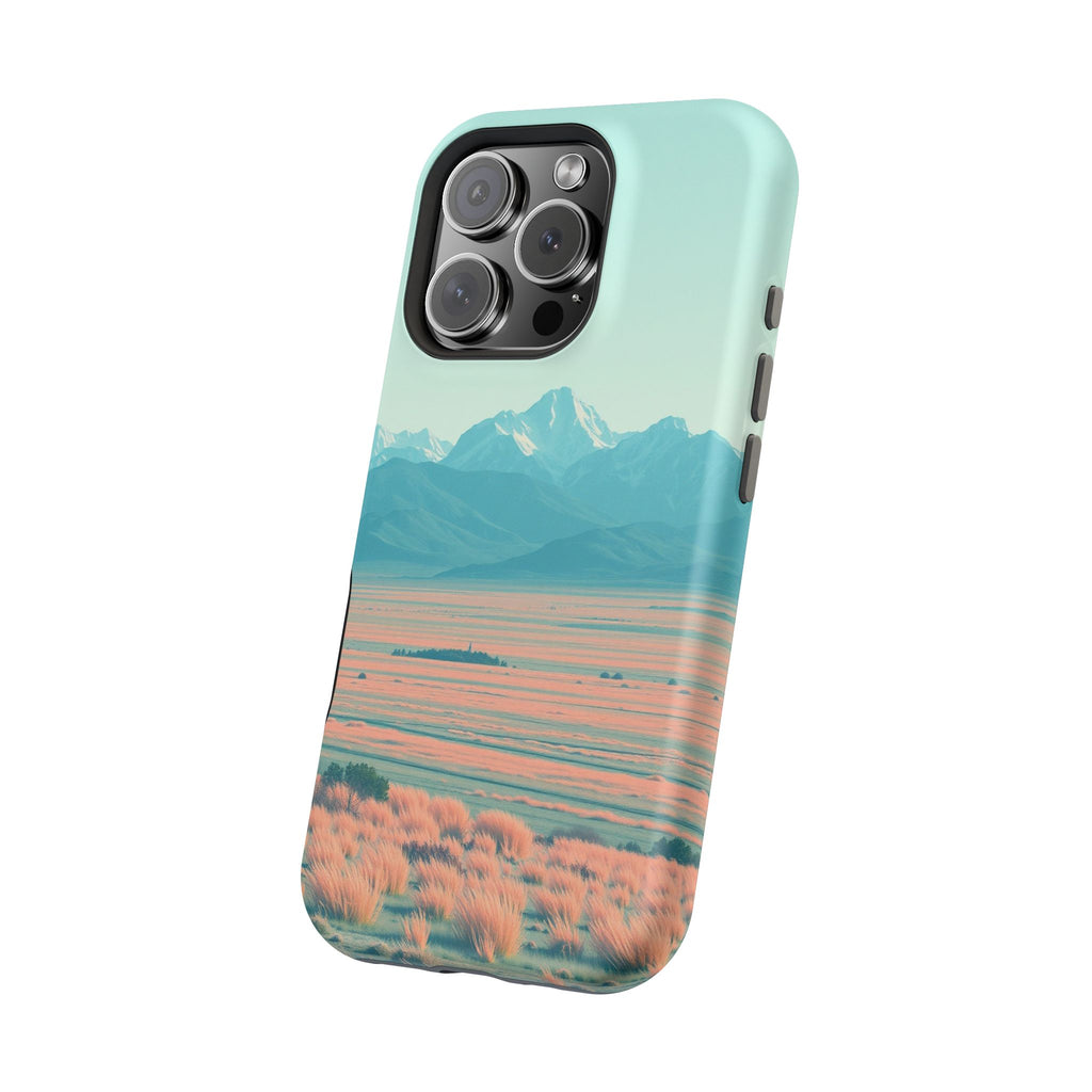 iPhone Tundra Expanse Risograph Print Slim Everyday Designer Case · iPhone Case