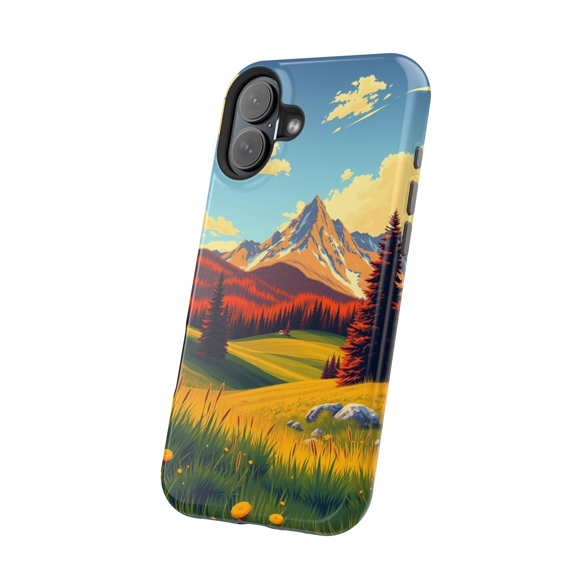 iPhone Radiant Alpine Meadow Design Slim Everyday Designer Case · iPhone Case