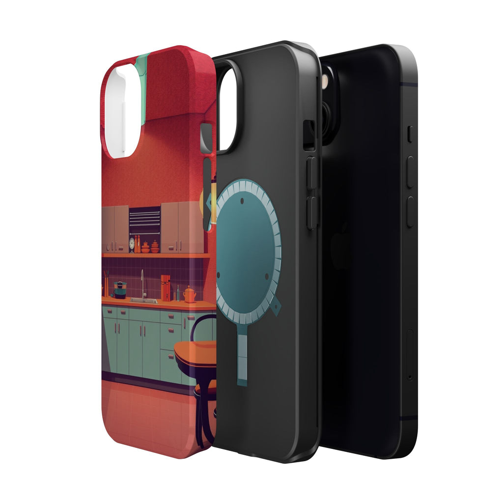 iPhone Earthy 1950s Kitchen Design Bold Modern Everyday Snap Case · iPhone Case