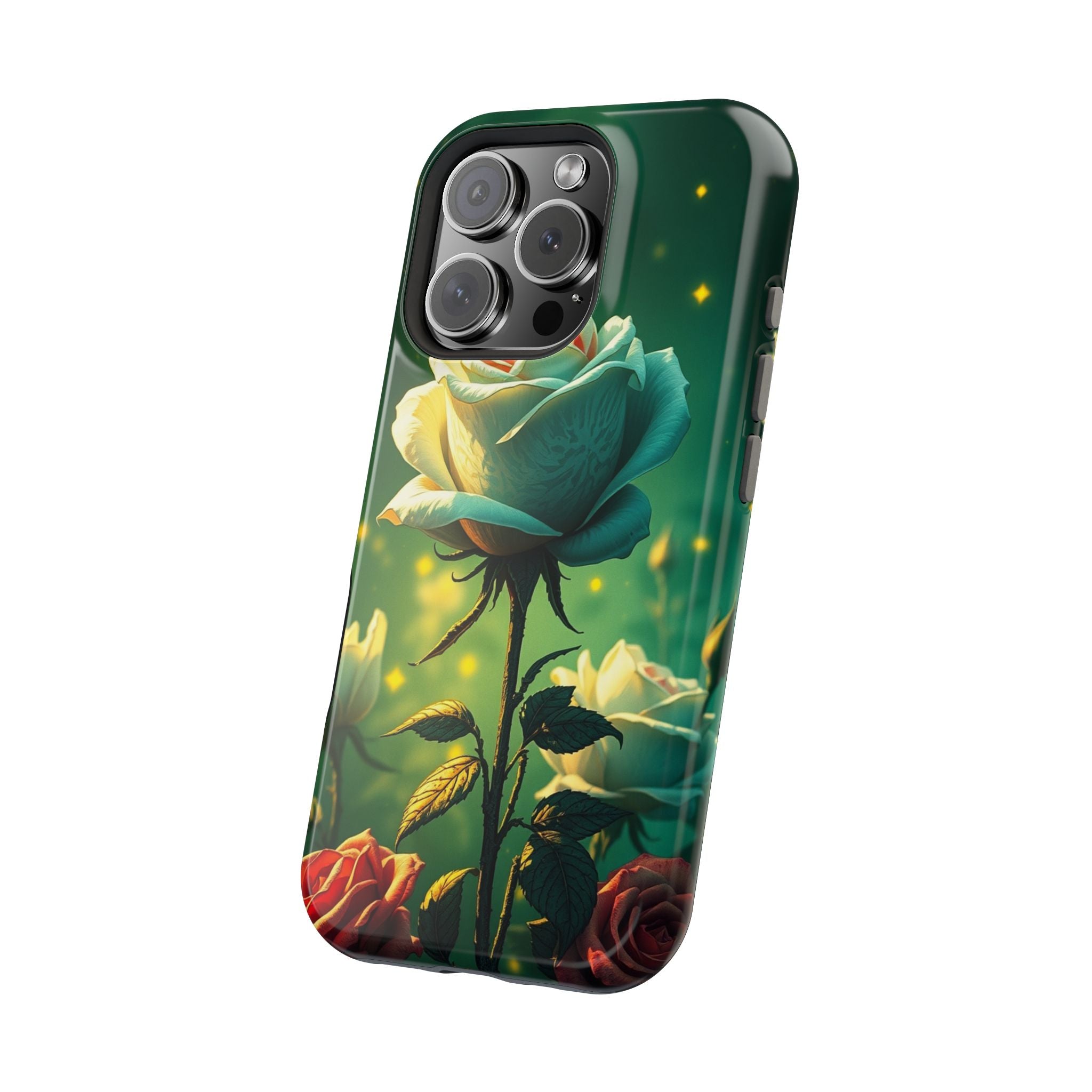 iPhone Earthy Rose Garden Design Bold Modern Everyday Snap Case · iPhone Case
