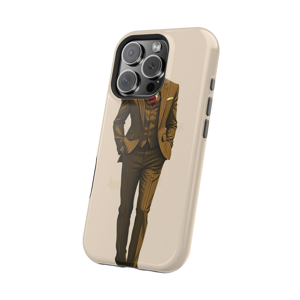 iPhone Pinstripe Suit Grunge Distressed Slim Everyday Designer Case · iPhone Cas
