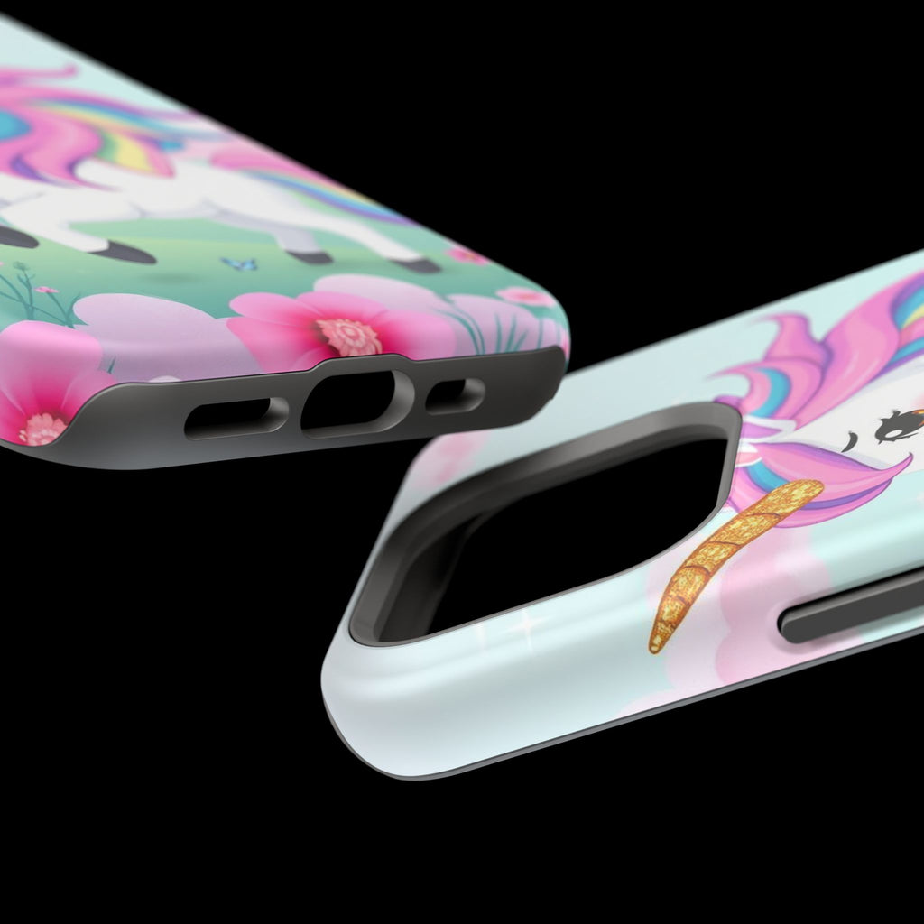 iPhone Rainbow Unicorn Kids Fun Soft iPhone Phone Case Gift Finish · iPhone Case