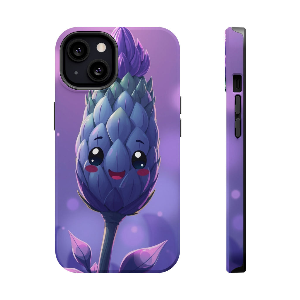 iPhone Indigo And Violet Bud Burst Bold Modern Everyday Snap Case · iPhone Case