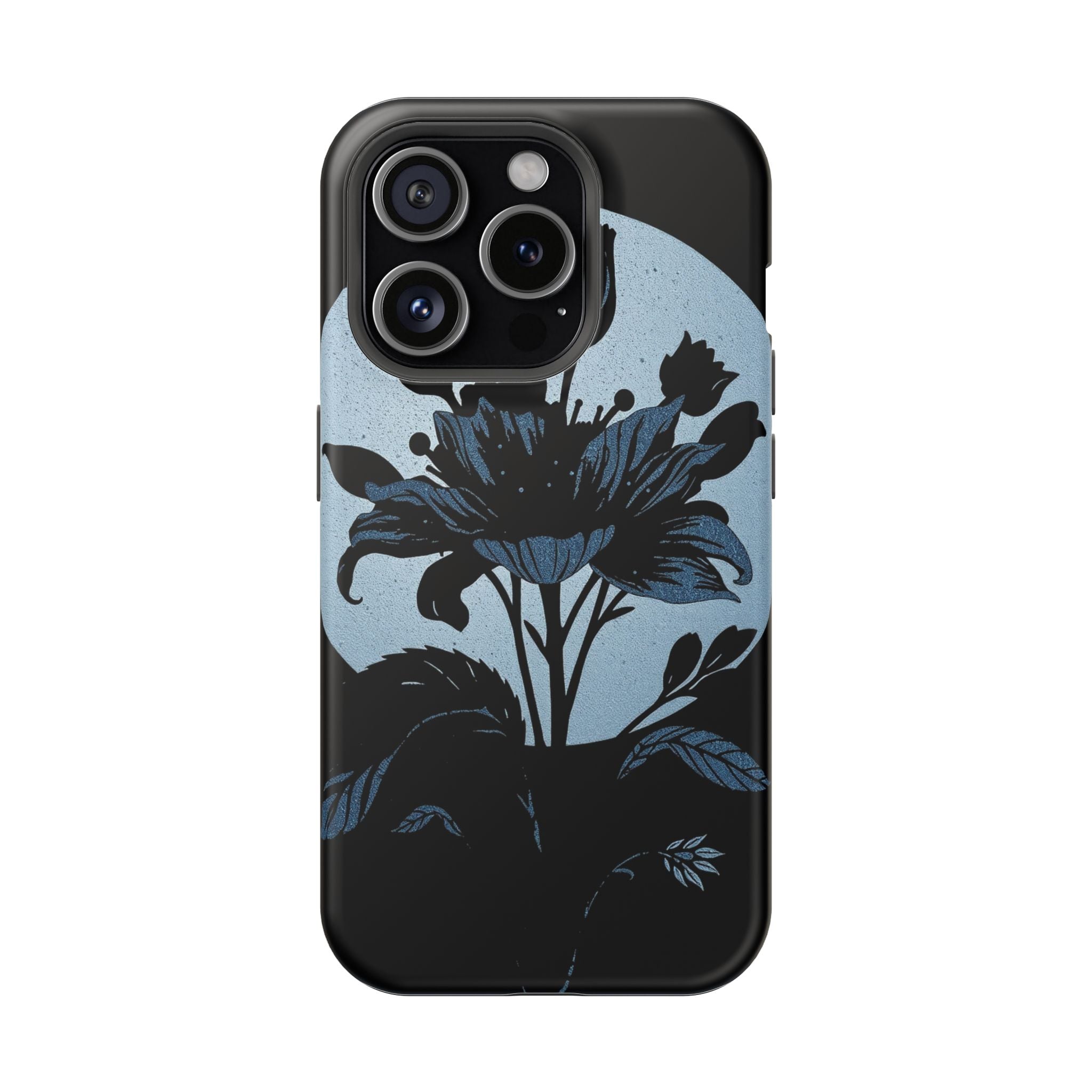 iPhone Radiant Floral Silhouette Design Slim Everyday Designer Case · iPhone Cas