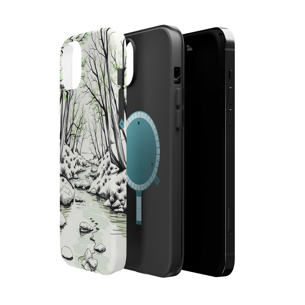 iPhone Sage And Ivory Spring Creek Bold Modern Everyday Snap Case · iPhone Case