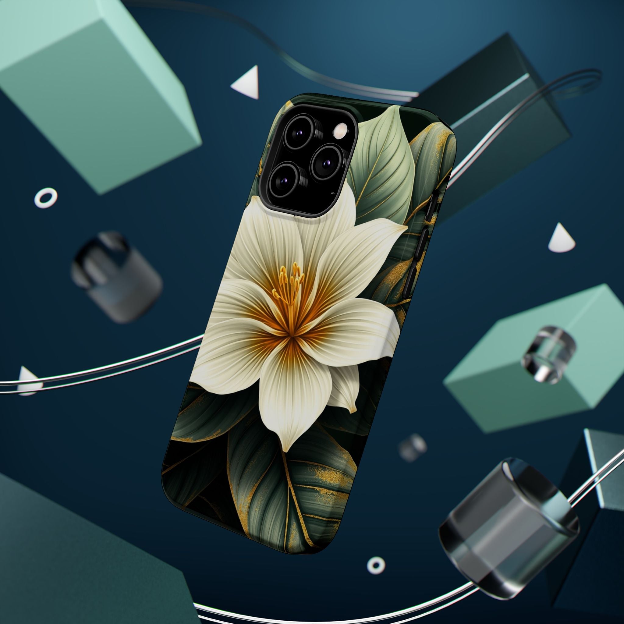 iPhone Radiant Tropical Bloom Design Slim Everyday Designer Case · iPhone Case