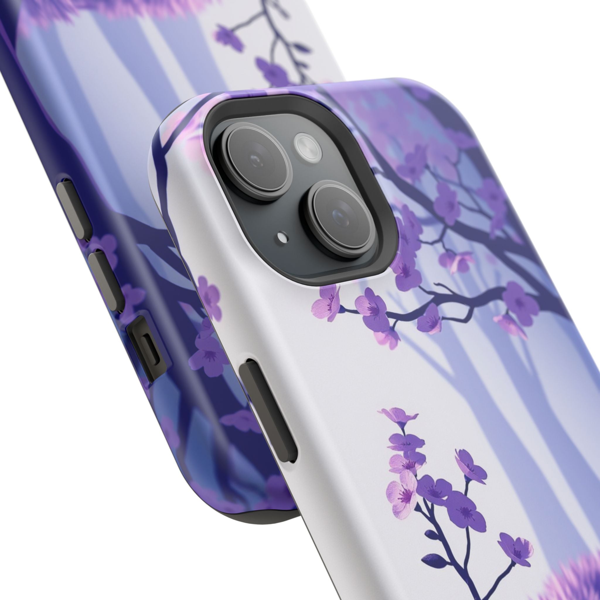 iPhone Blossom Trail Paper Cut Art Bold Modern Everyday Snap Case · iPhone Case