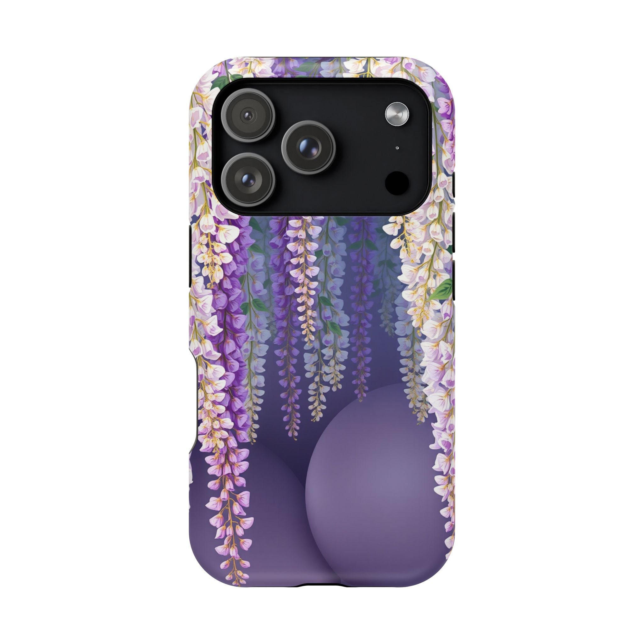 iPhone Mint And Blush Wisteria Cascade Slim Everyday Designer Case · iPhone Case