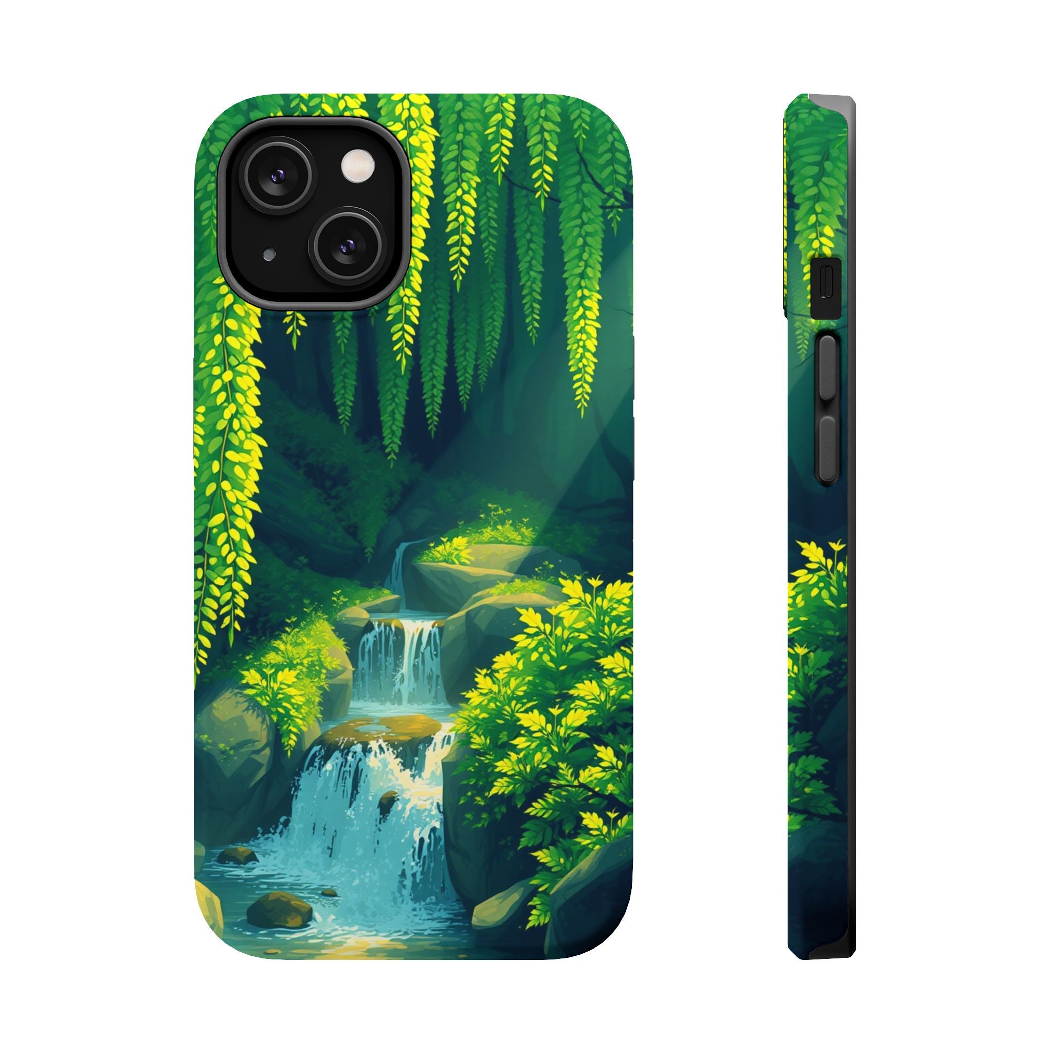 iPhone Earthy Wisteria Cascade Design Slim Everyday iPhone 13 Designer · iPhone