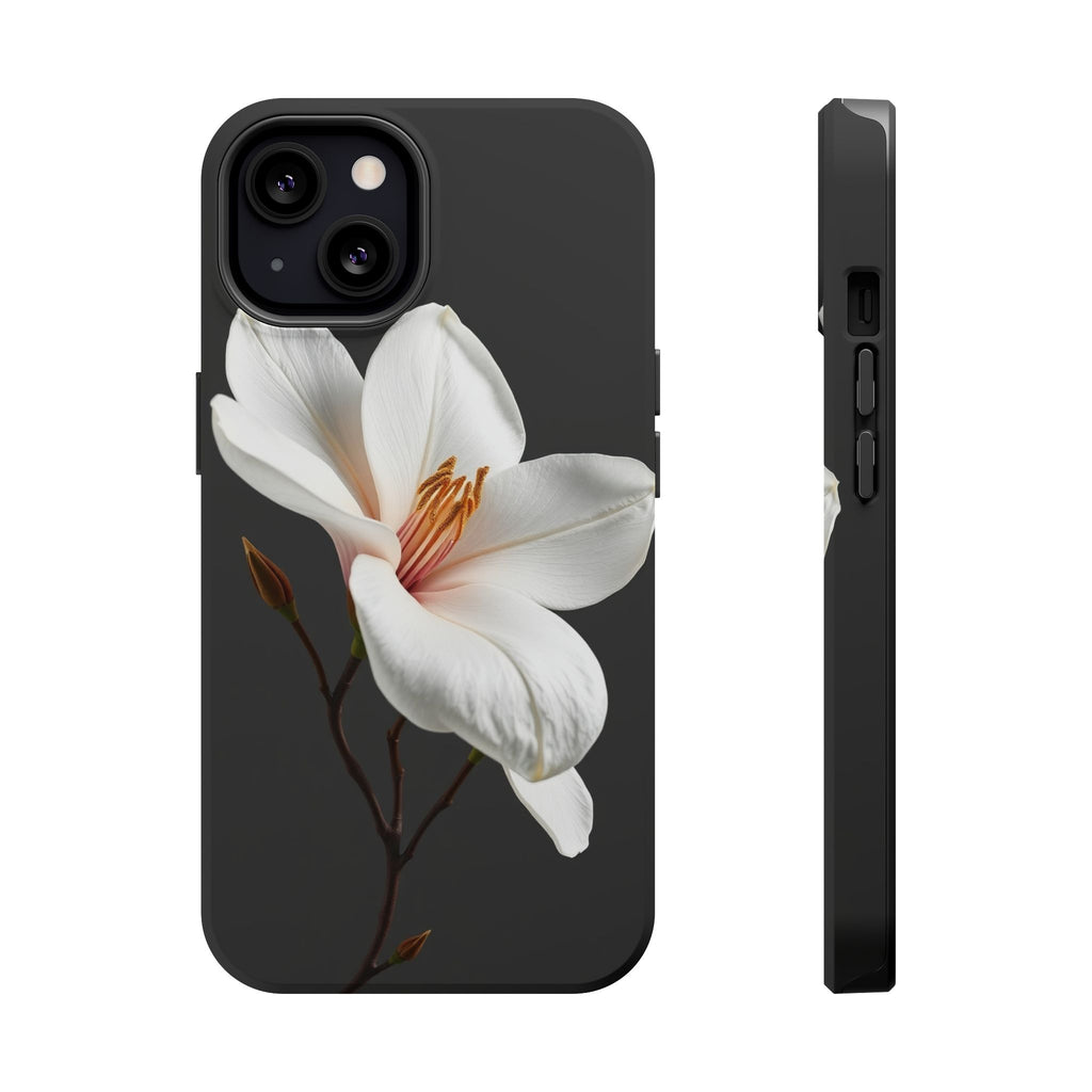 iPhone Earthy Magnolia Dream Design Slim Everyday Designer Case · iPhone Case