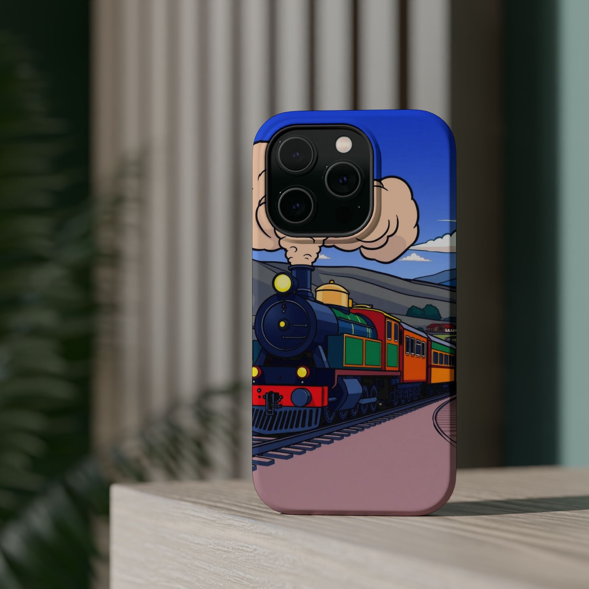 iPhone Steam Locomotive Puff Kids Fun iPhone Phone Case Gift Slim · iPhone Case