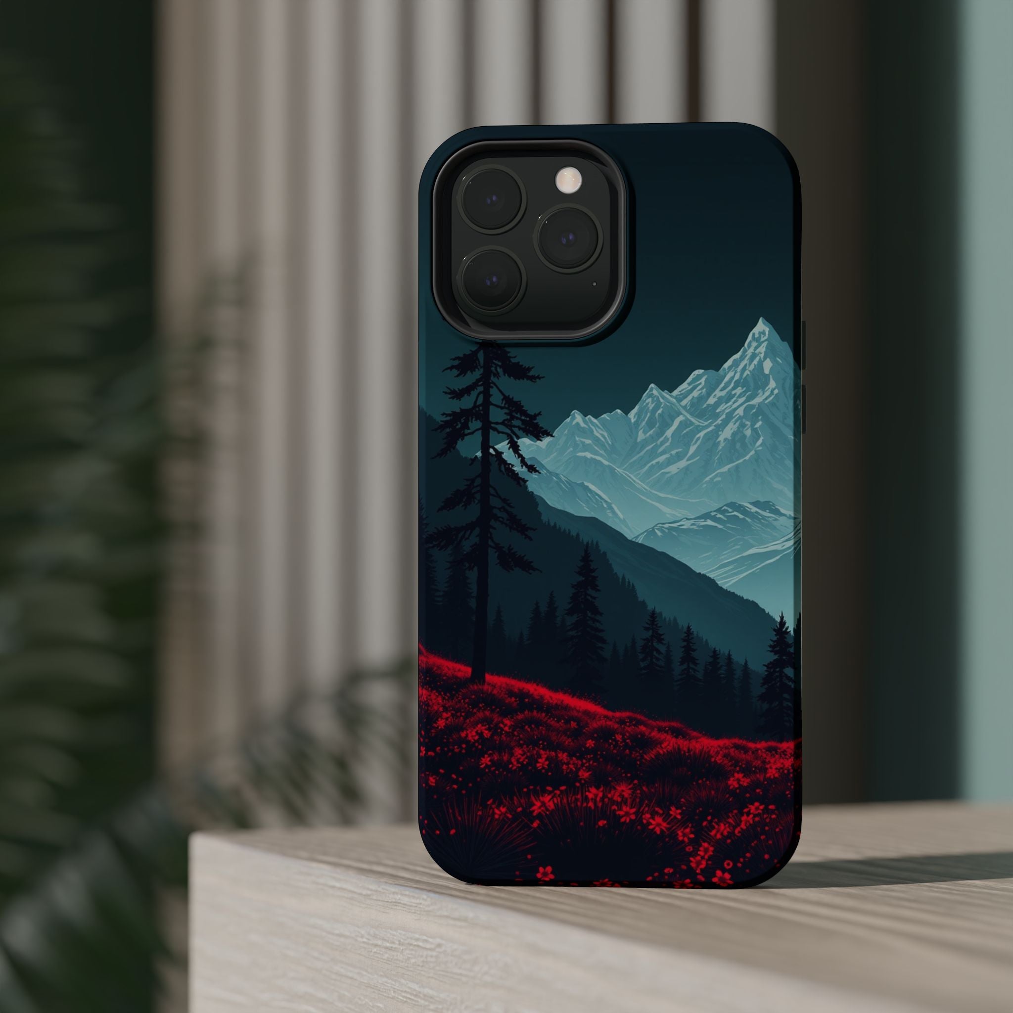 iPhone Vibrant Alpine Meadow Design 17 Slim Everyday Designer Case · iPhone Case