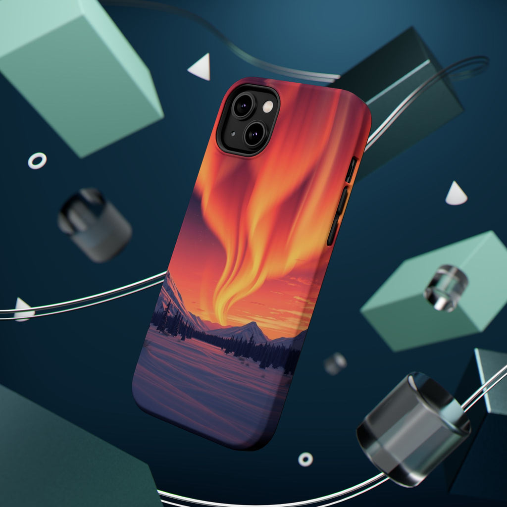 iPhone Sunset Amber And Peach Northern Lights Slim iPhone Everyday · iPhone Case
